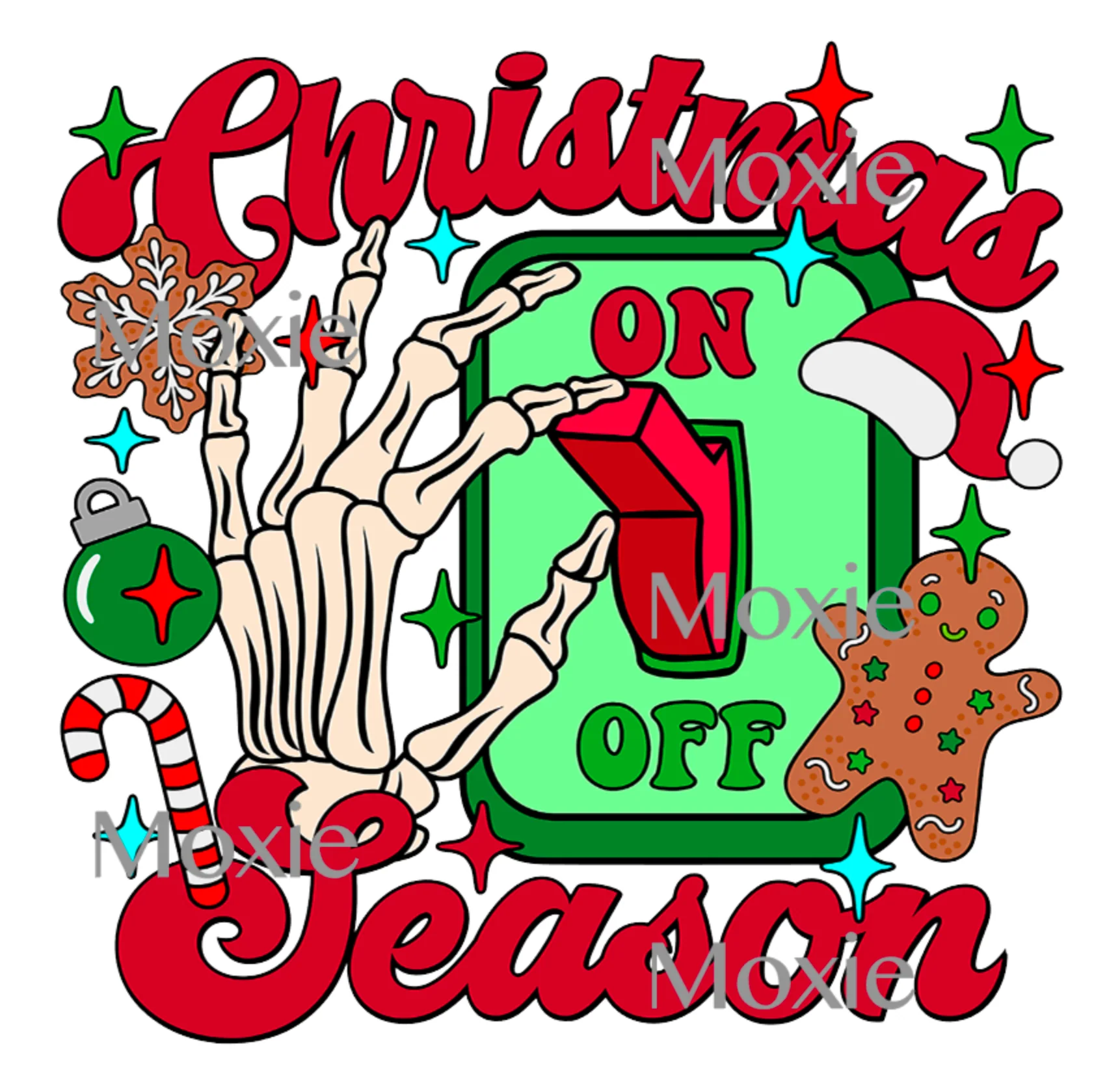 Christmas Switch On UV DTF - Image 3