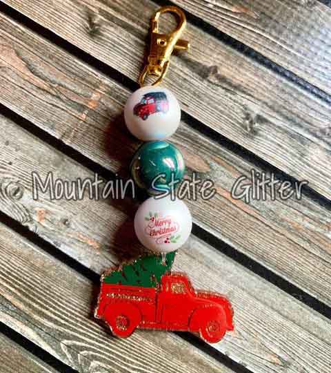 Christmas Tree Truck Acrylic Blank - Image 4