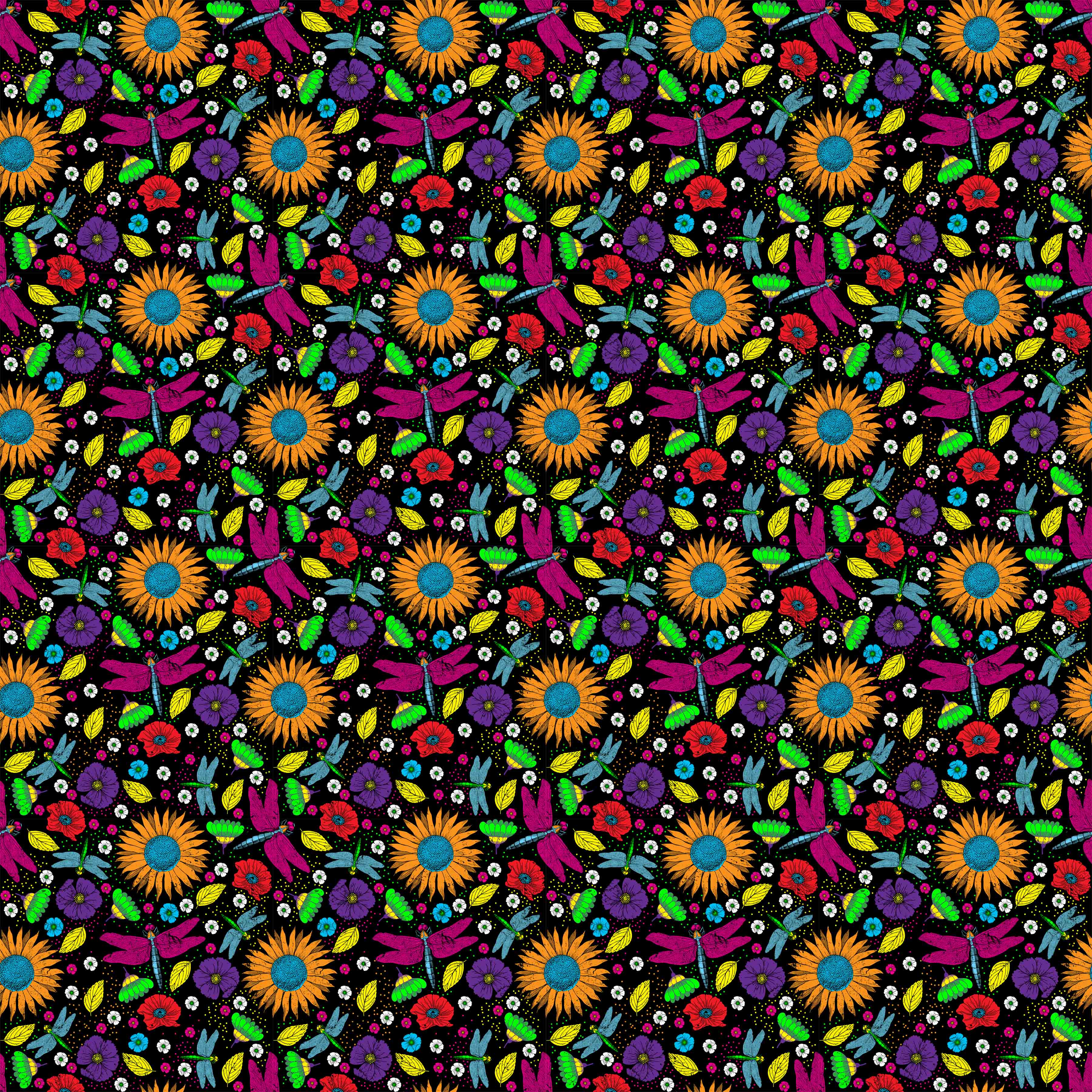 Colorful Dragonflies Vinyl