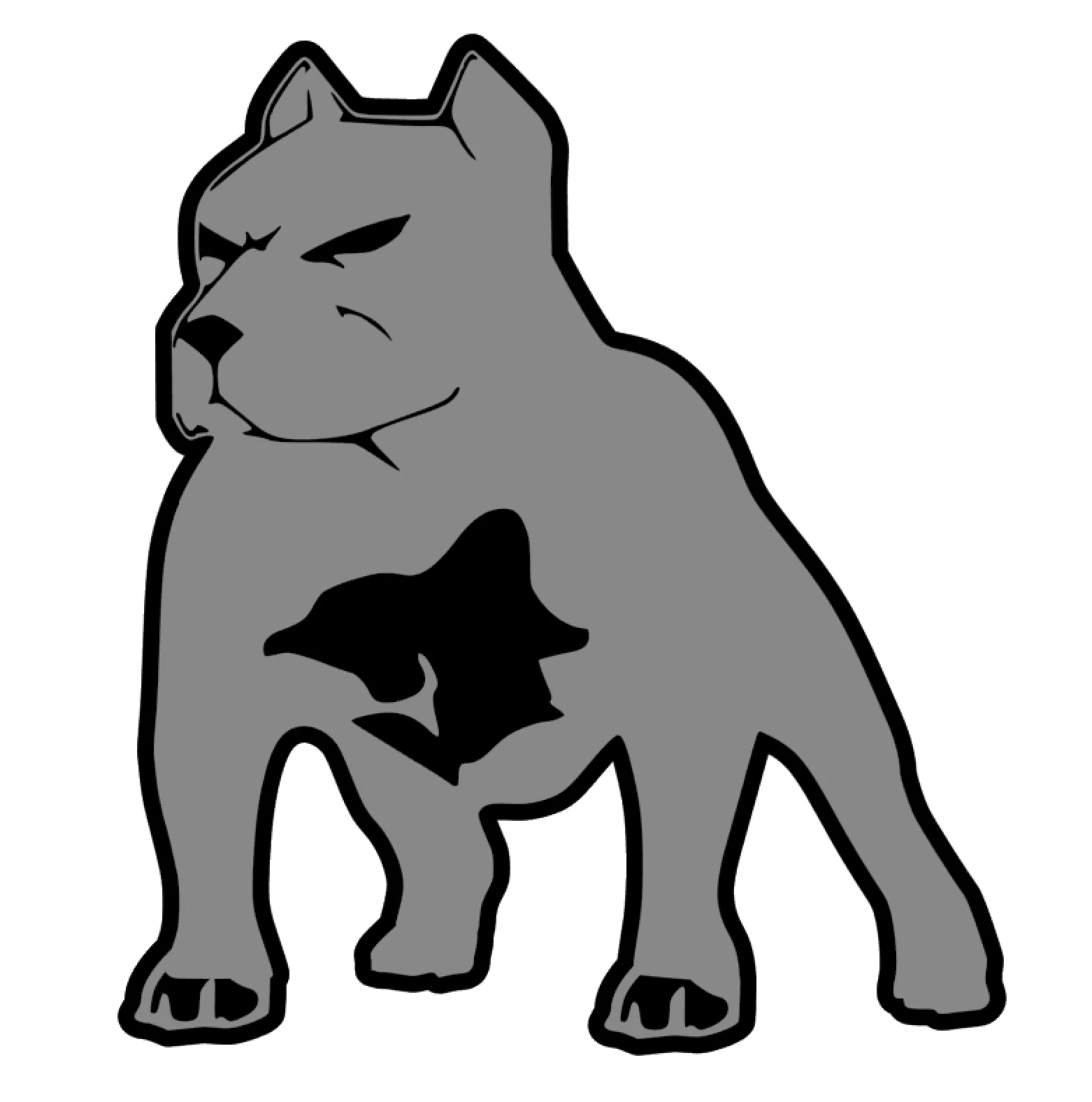 Pitbull Bully Acrylic Blank - Image 2