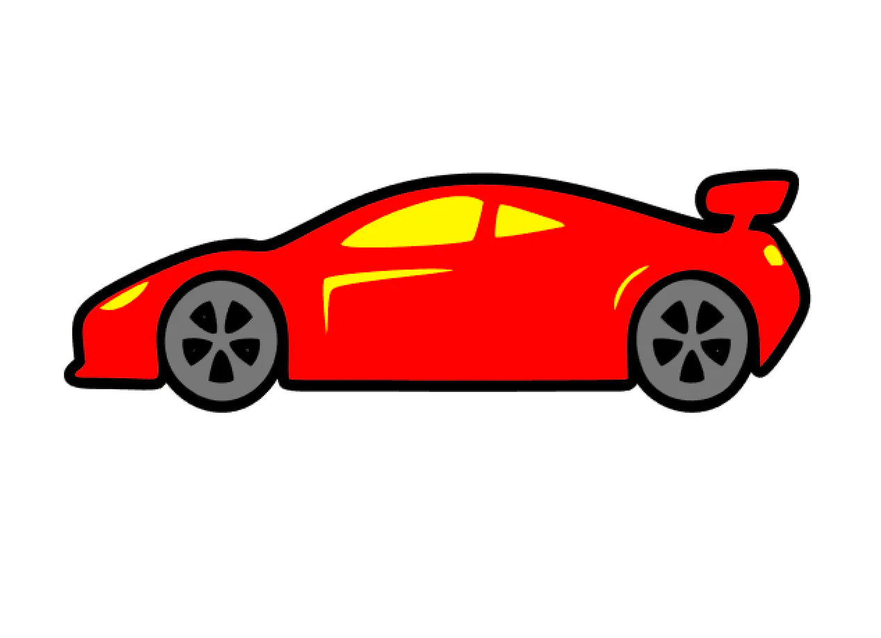 Race Car Acrylic Blank