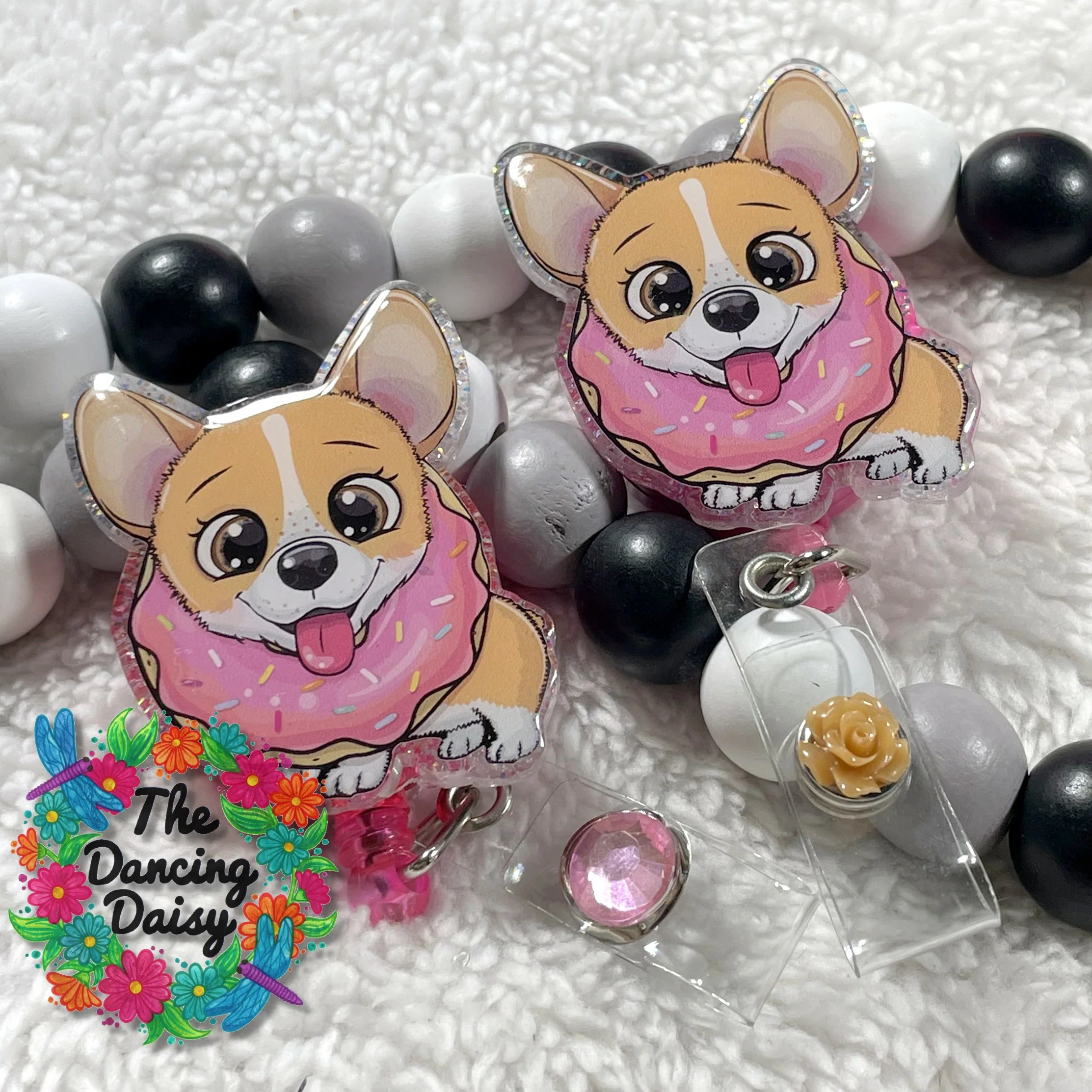 Corgi Donut Decal & Acrylic Blank COMBO - Image 2