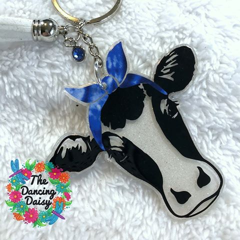 Cow Bandana #2 Acrylic Blank - Image 3