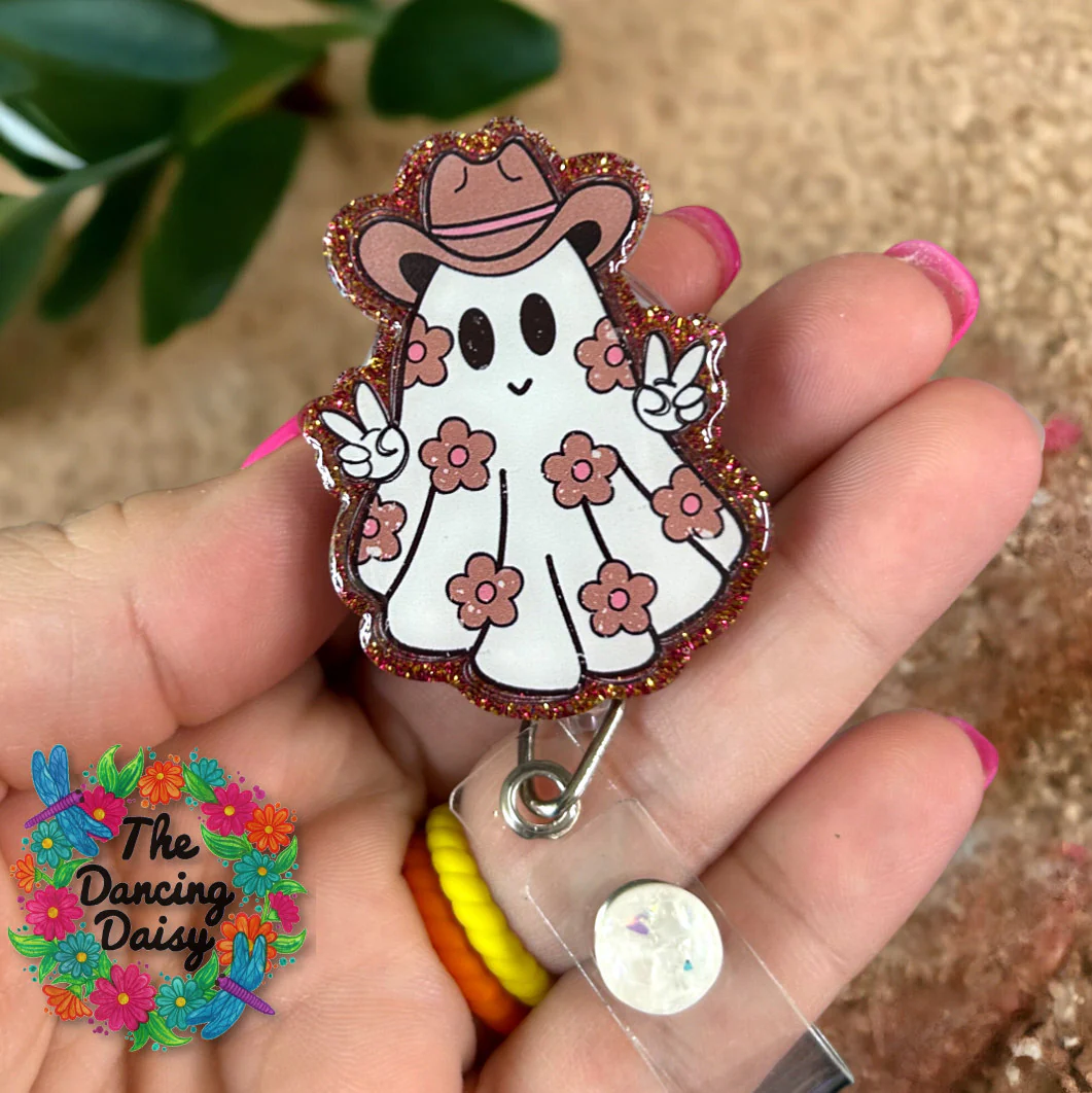 Cowboy Ghost Decal & Acrylic Blank COMBO - Image 2