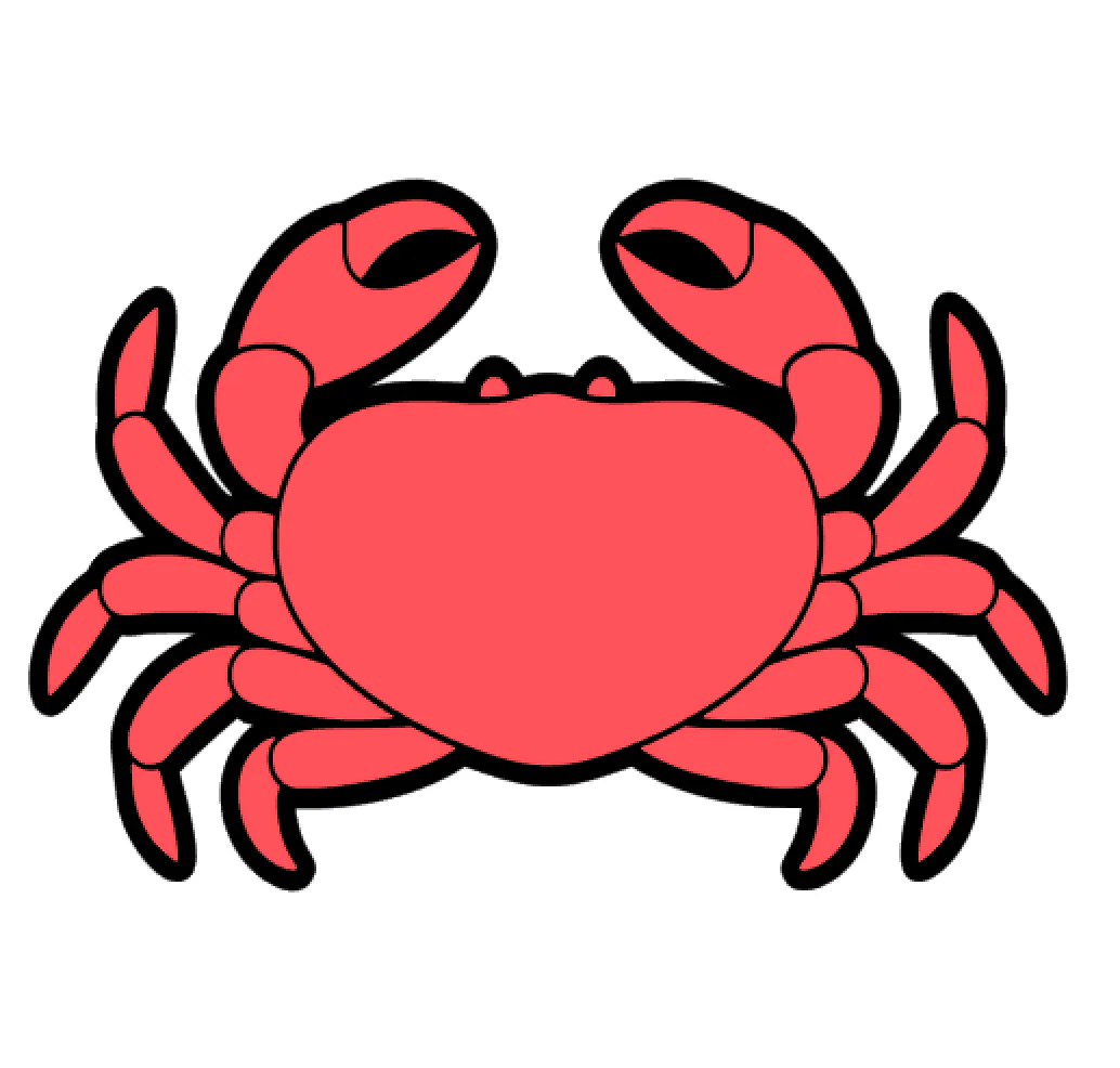 Crab Acrylic Blank - Image 2