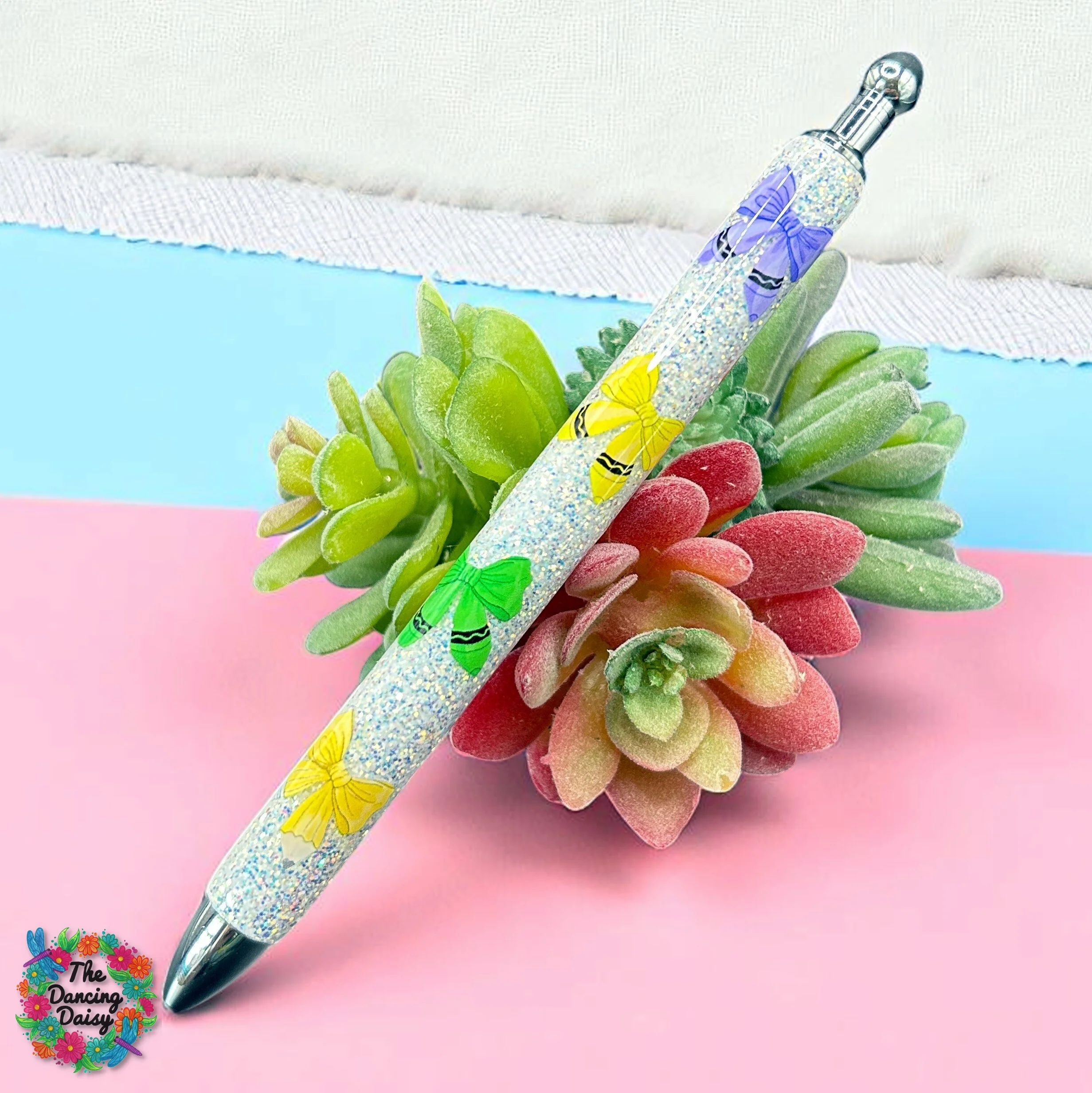 Crayon Bows Pen Elements UV DTF - Image 2