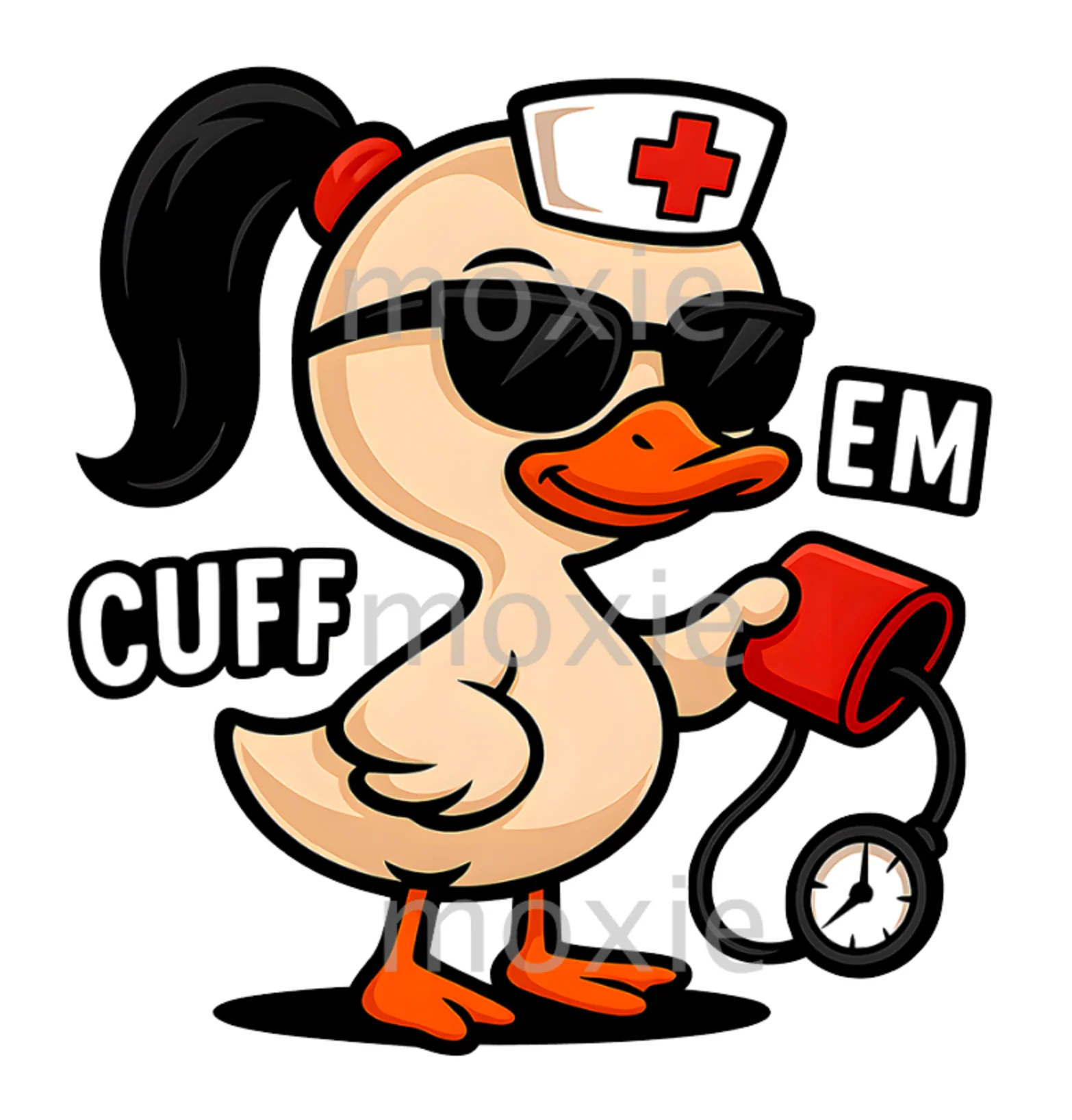 Cuff Em Decal & Acrylic Blank COMBO