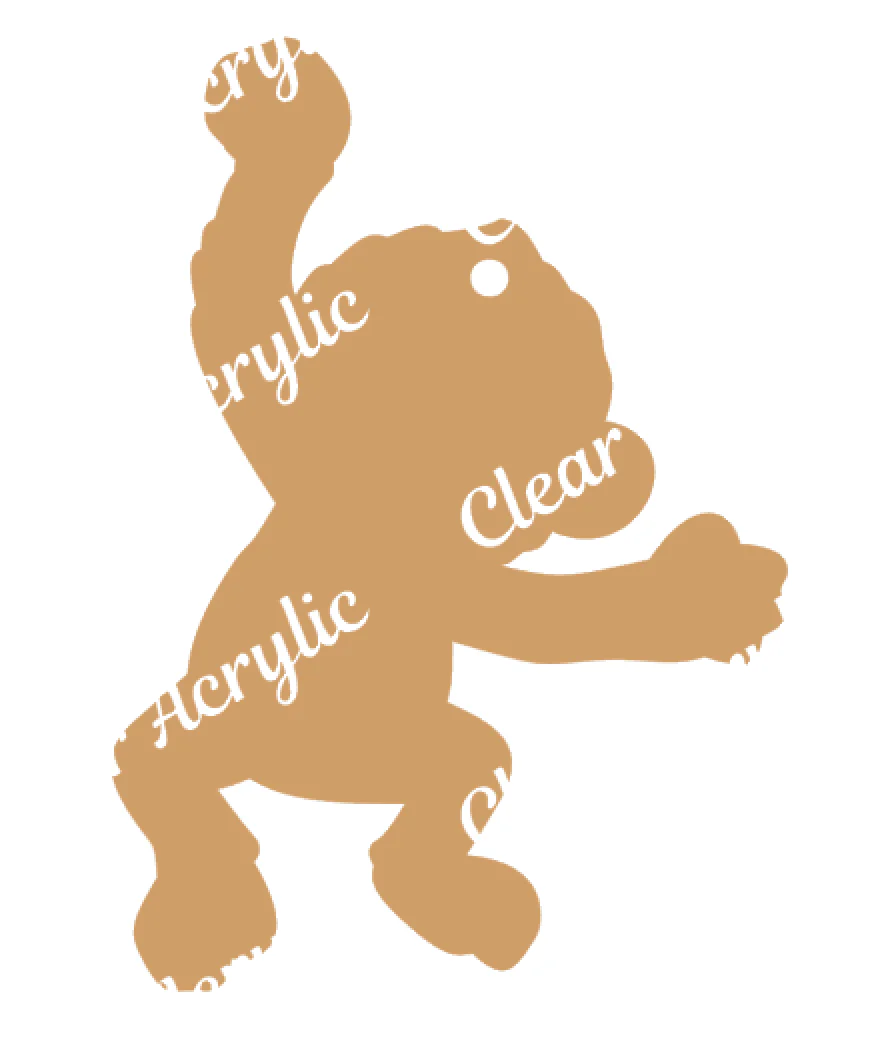 Cute Monkey Acrylic Blank