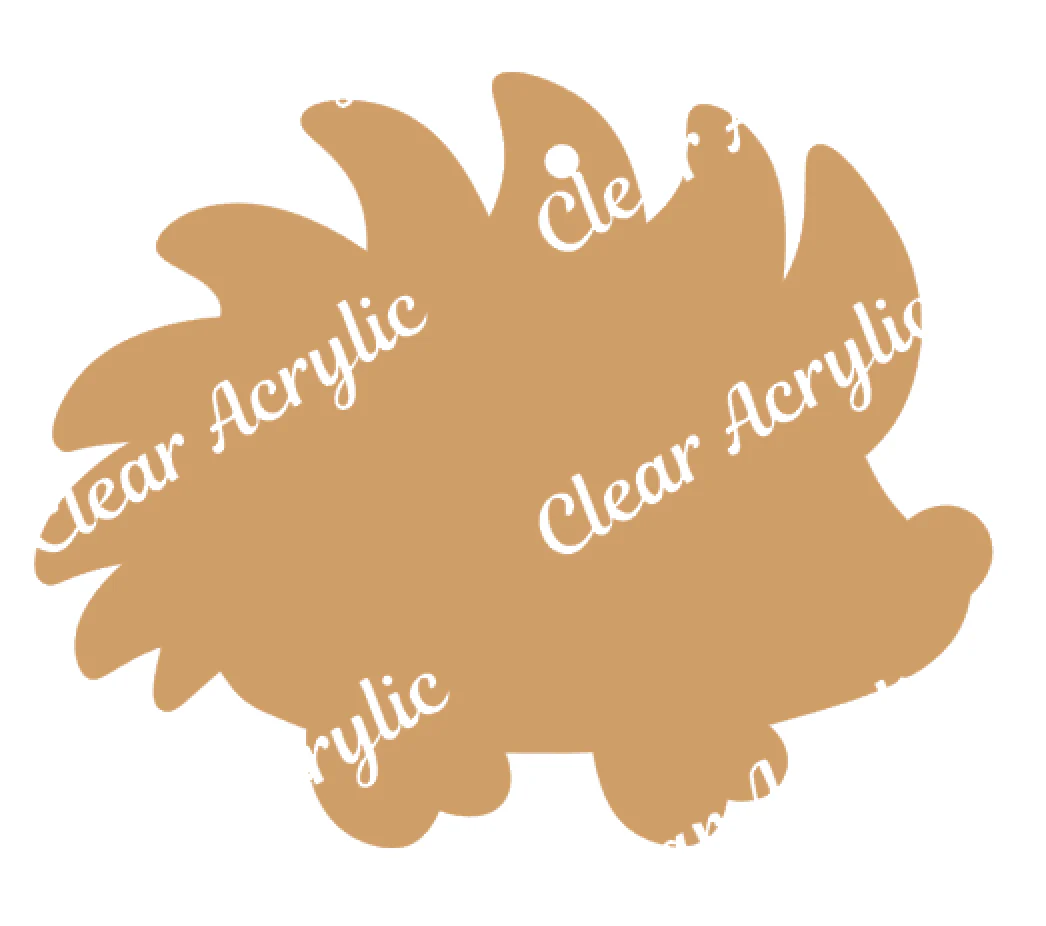 Cute Porcupine Acrylic Blank