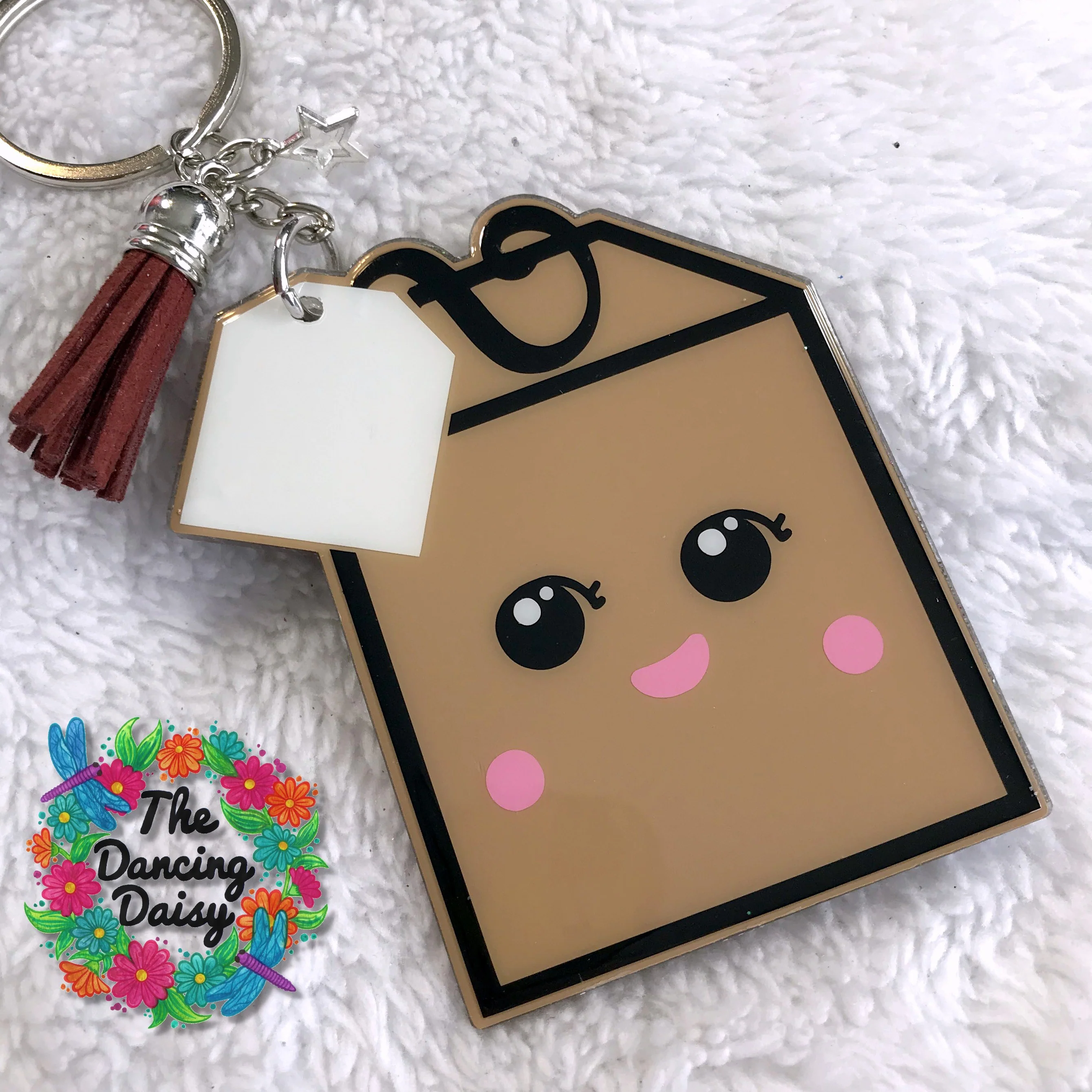 Cute Tea Bag Acrylic Blank - Image 3