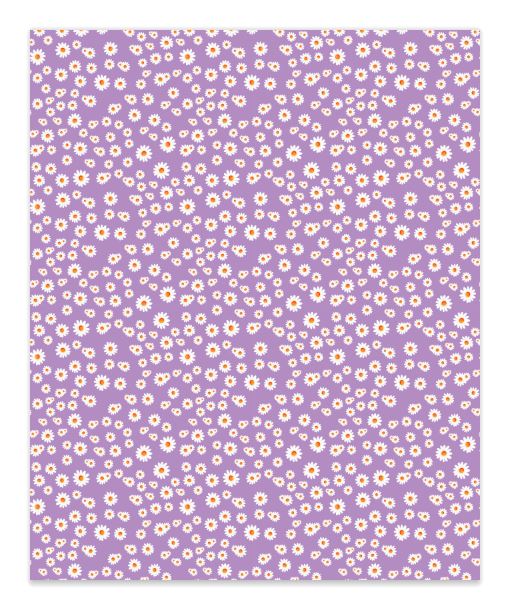 Daisy Flower 4 Faux Leather