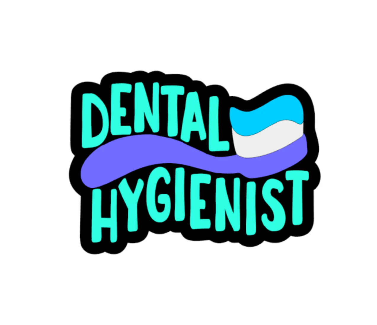 Dental Hygienist Badge Reel Blank