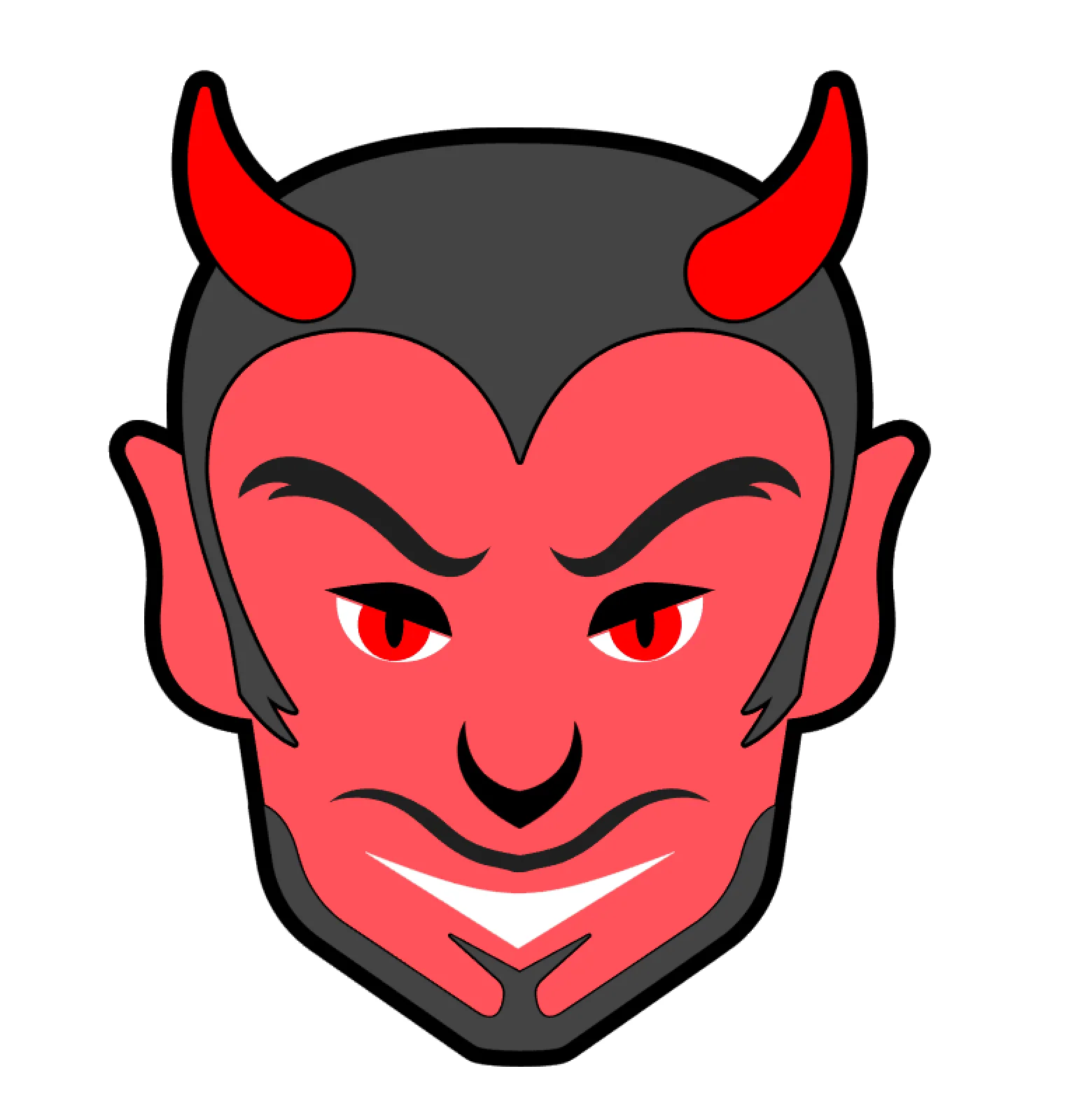 Devil Head Acrylic Blank - Image 2