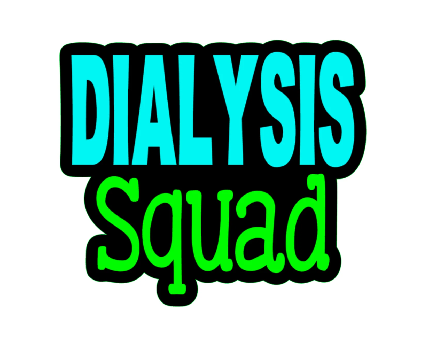 Dialysis Squad Badge Reel Acrylic Blank