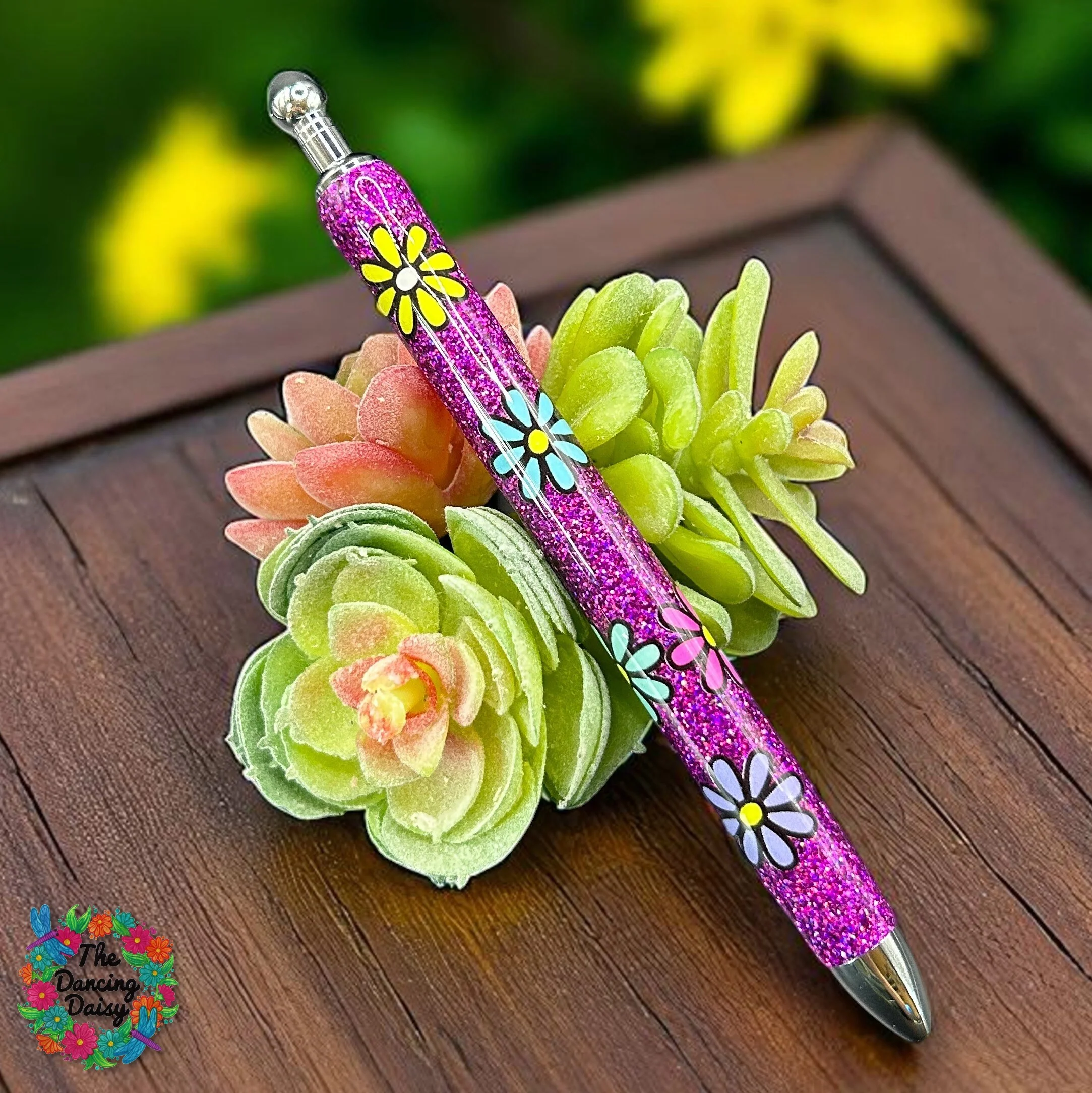 Doodle Daisies Pen Elements UV DTF - Image 2