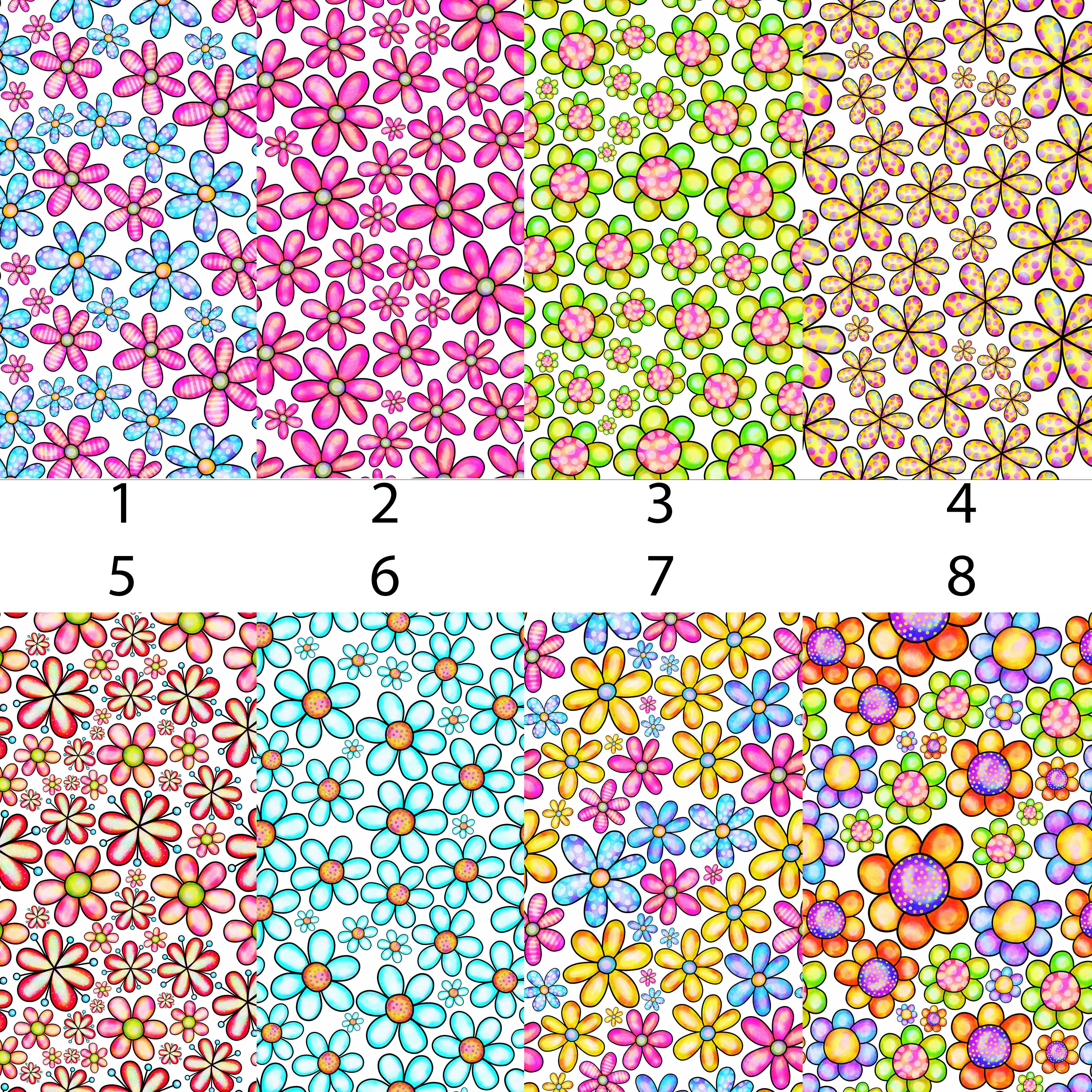 Doodle Flower Vinyl