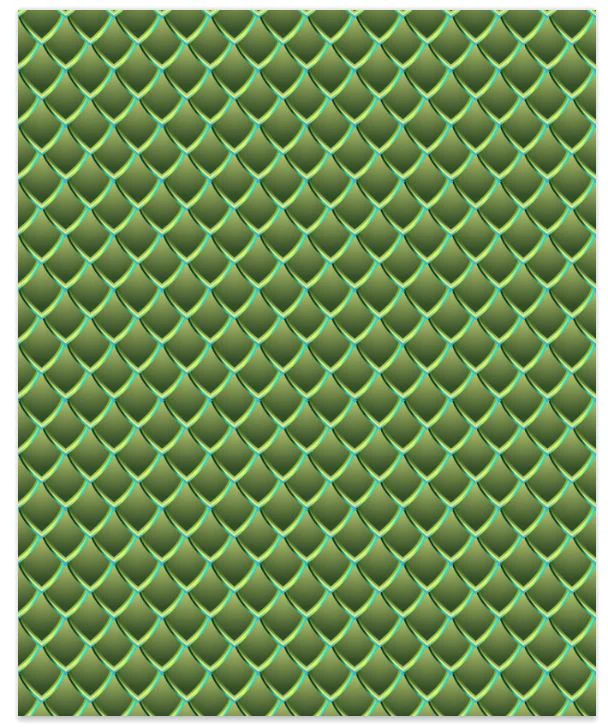 Dragon Scales Olive 17 Faux Leather