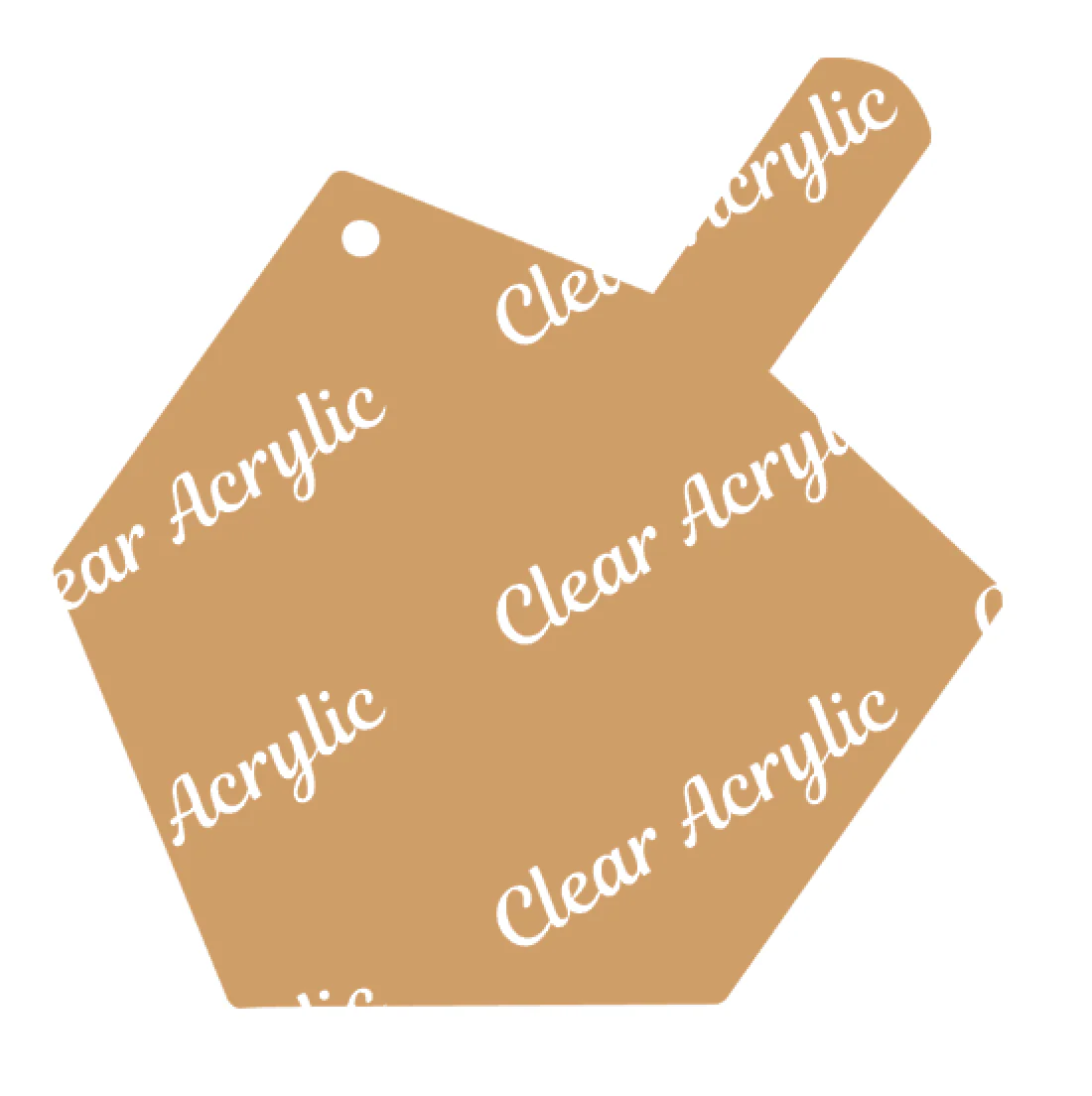 Dreidel Acrylic Blank