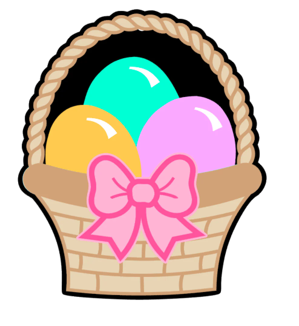 Easter Basket Acrylic Blank - Image 2