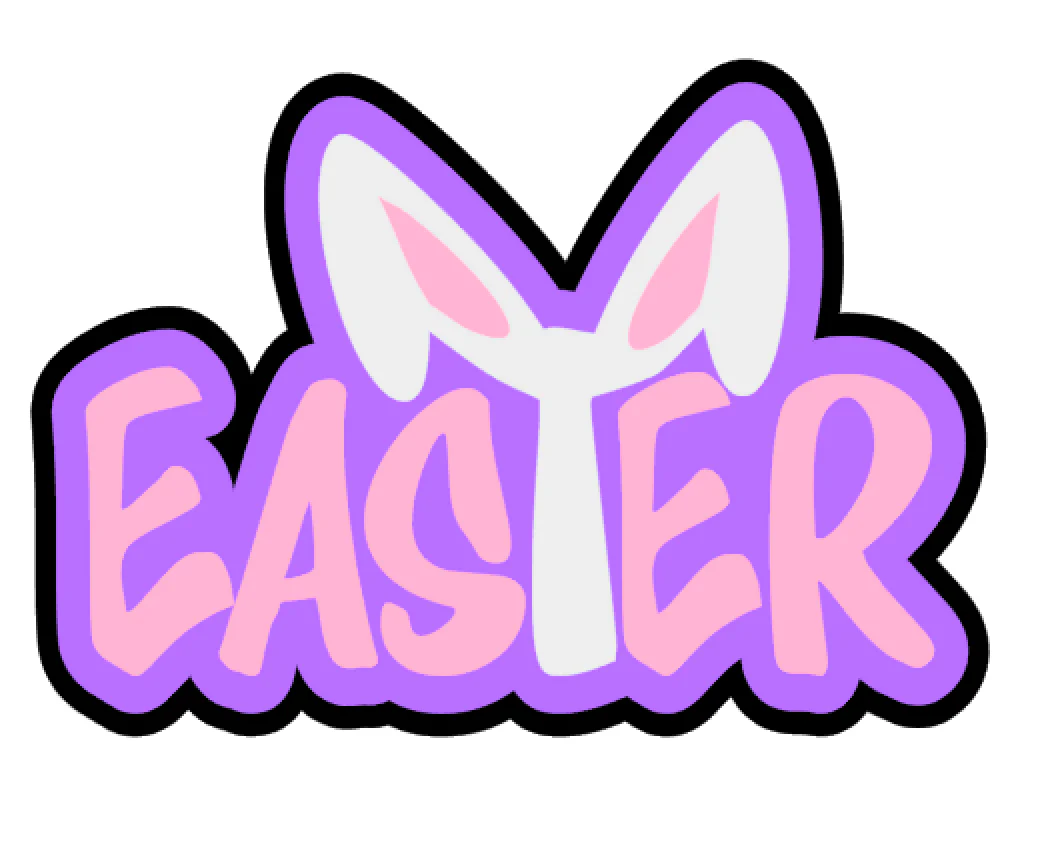 EASTER Bunny Ears Acrylic Blank - Image 2
