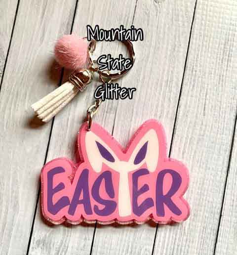 EASTER Bunny Ears Acrylic Blank - Image 3