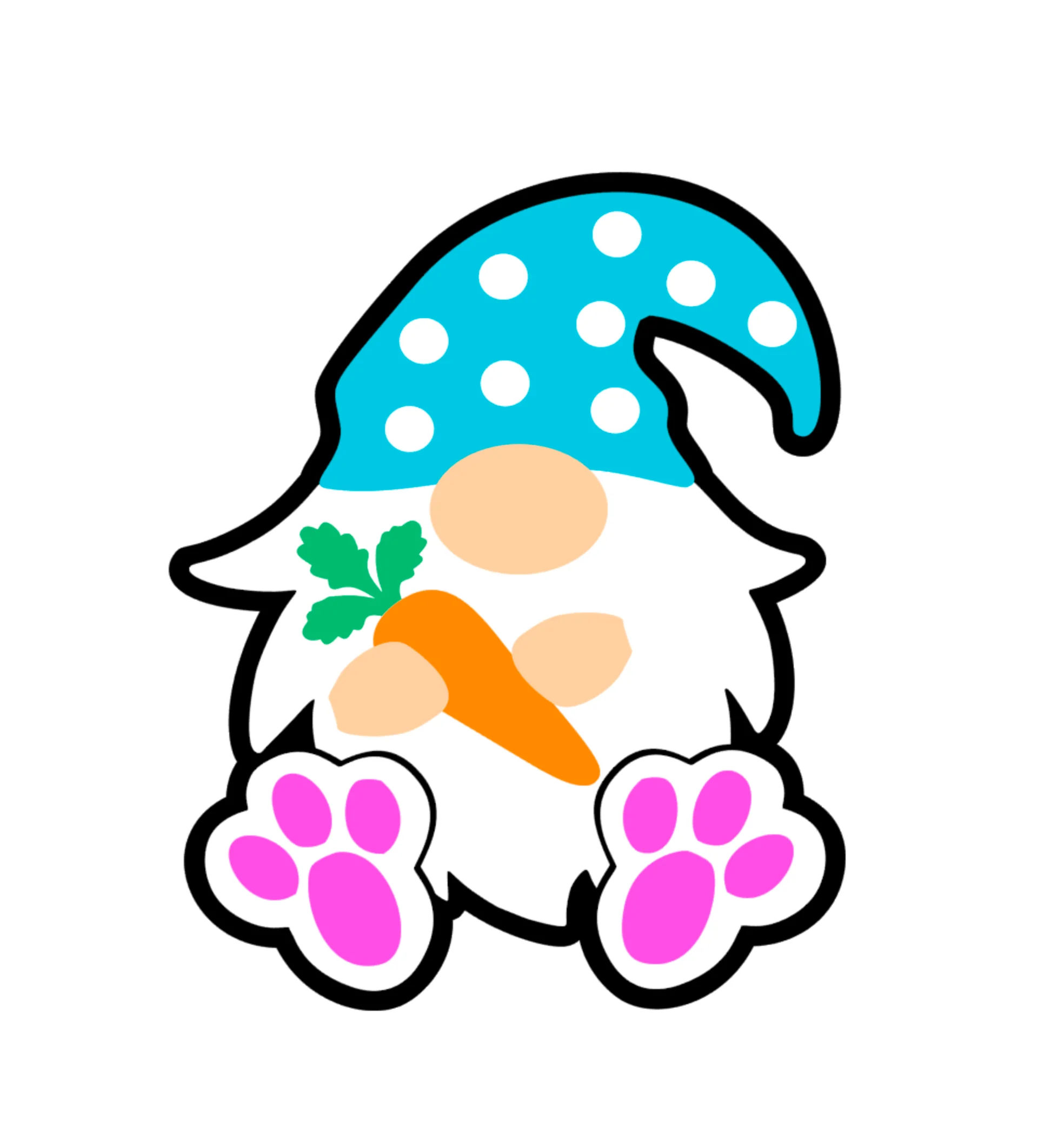 Easter Bunny Gnome #2 Acrylic Blank