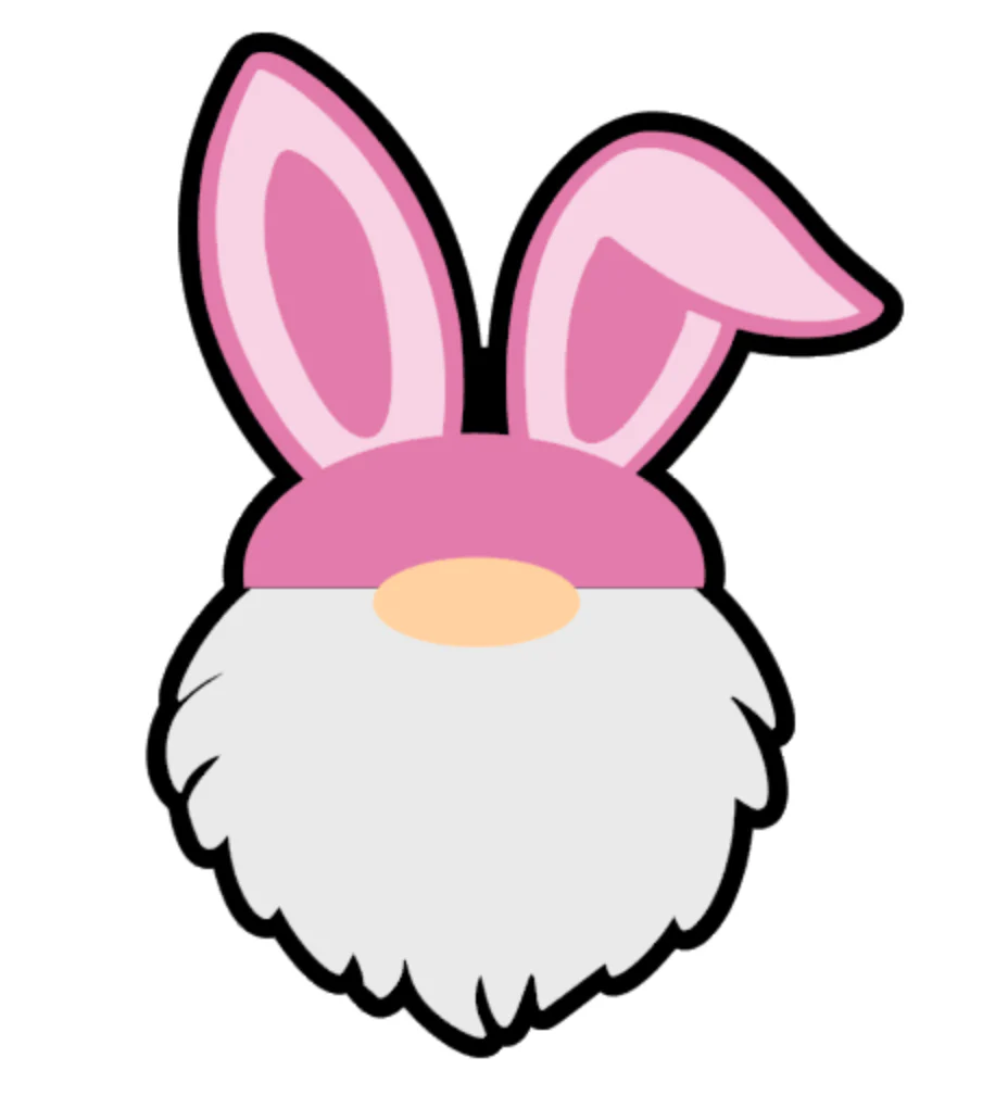 Easter Bunny Gnome Acrylic Blank - Image 2