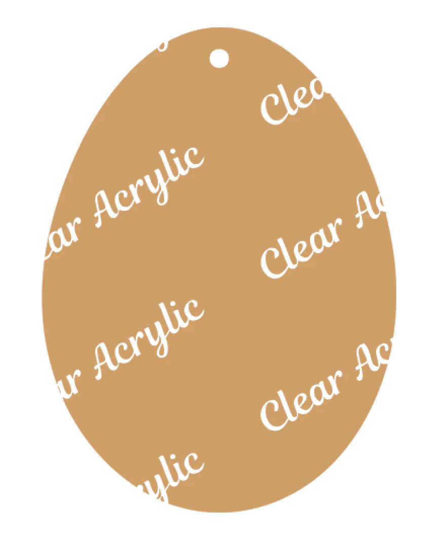 Egg Acrylic Blank