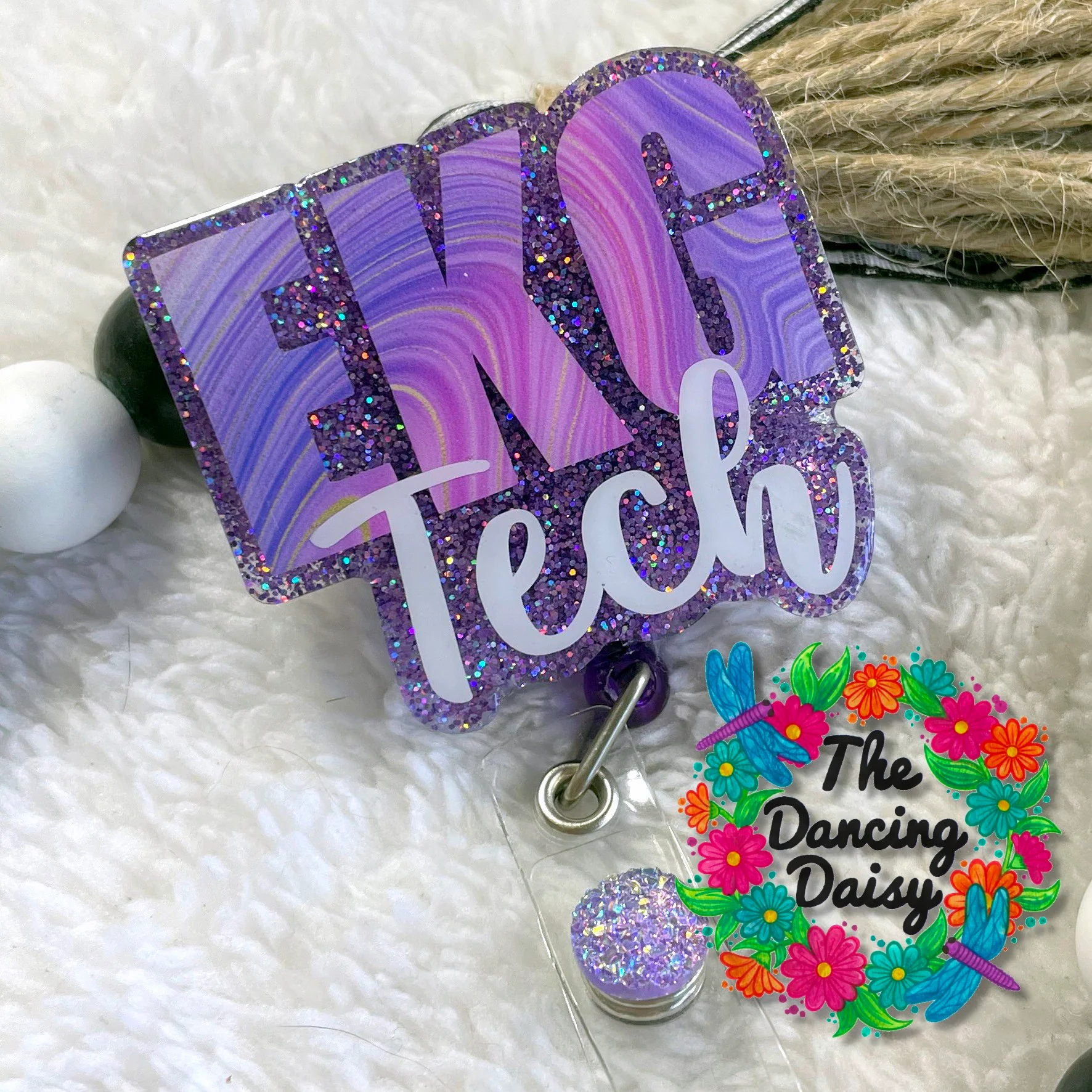 EKG Tech Badge Reel Blank - Image 3