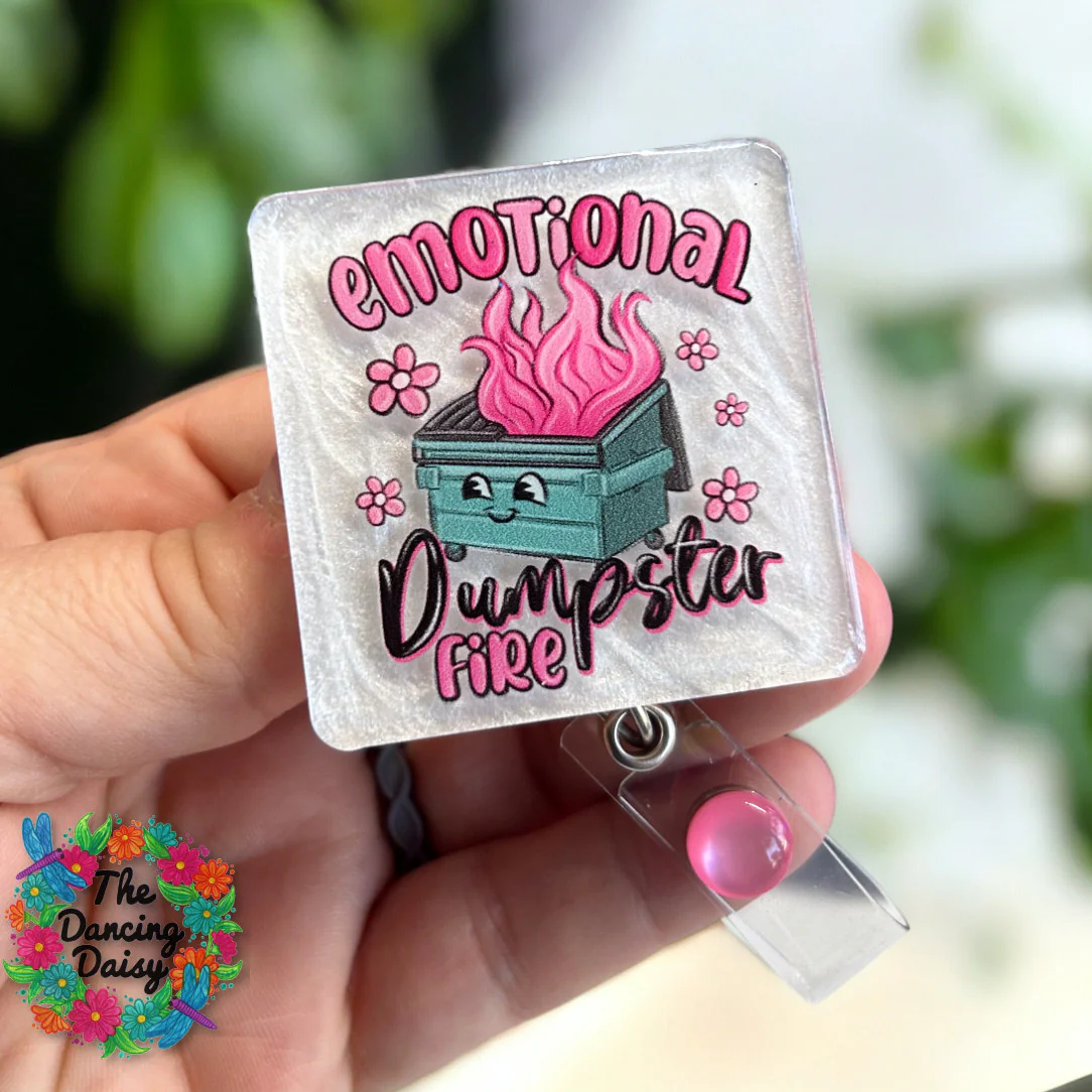 Emotional Dumpster Fire UV DTF Transfer - Image 2