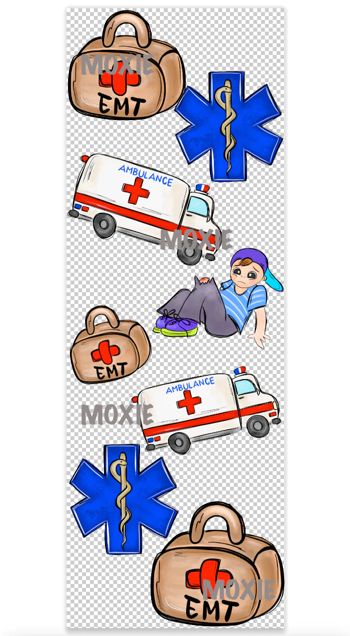 EMT Pen Wrap UV DTF