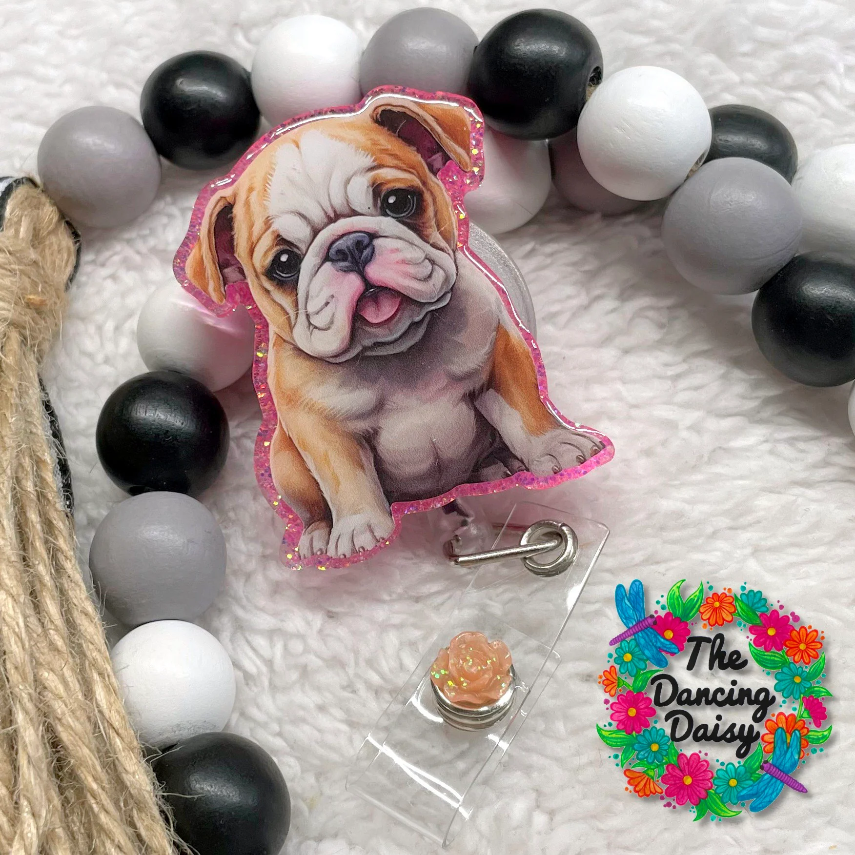 English Bulldog Pup Decal & Acrylic Blank COMBO - Image 2
