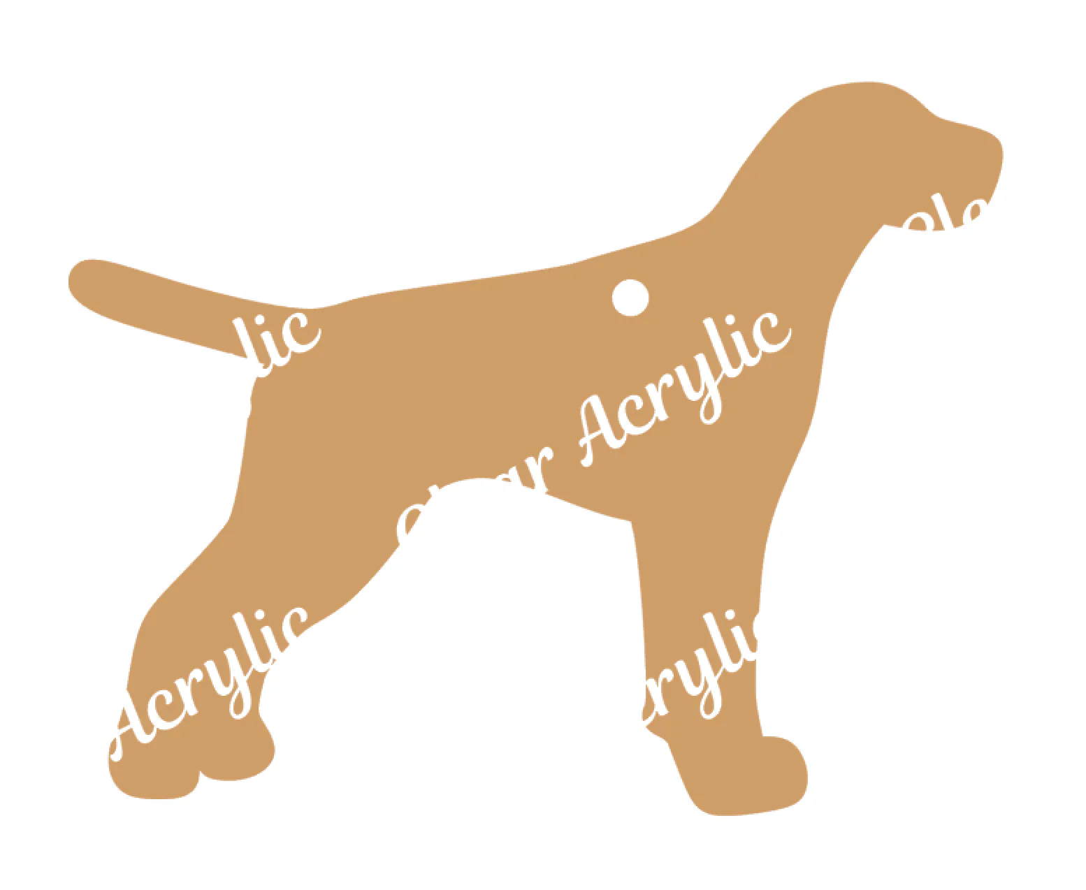 English Pointer Profile Acrylic Blank