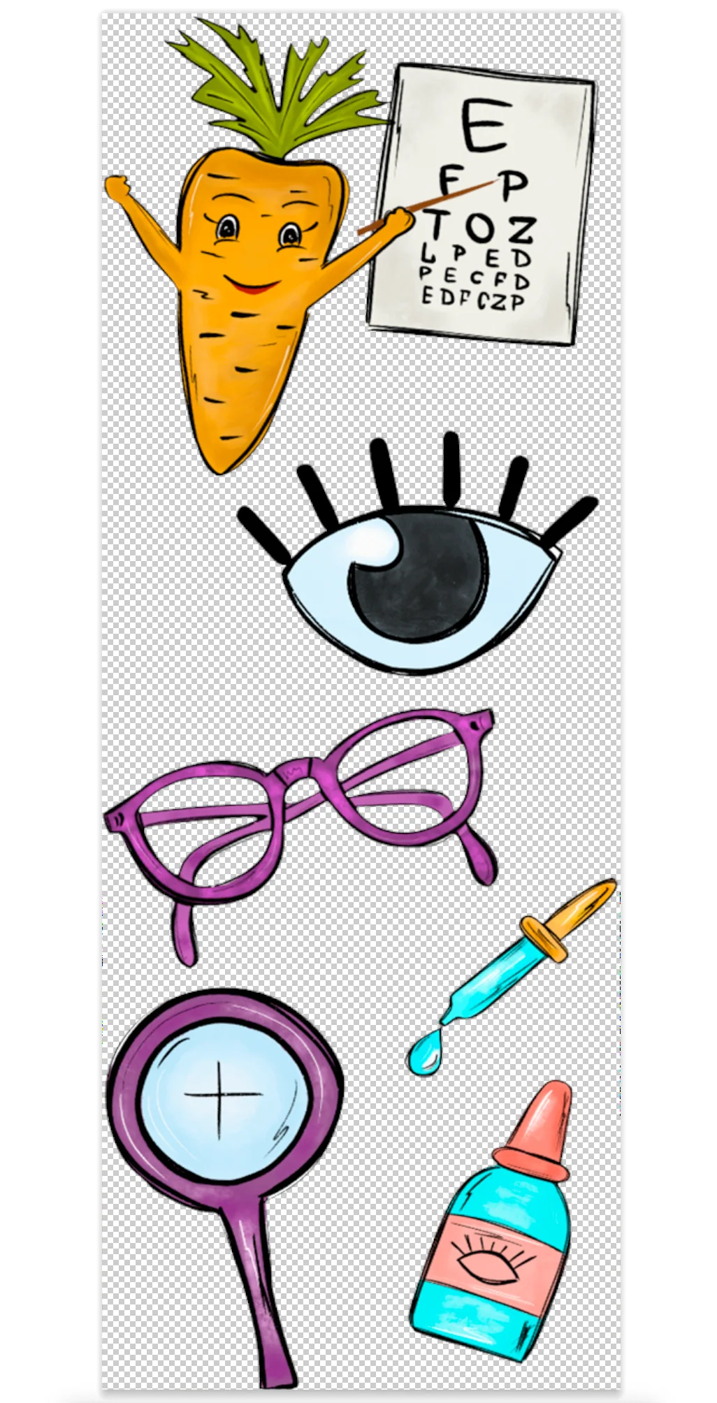 Eye Doctor Pen Wrap UV DTF