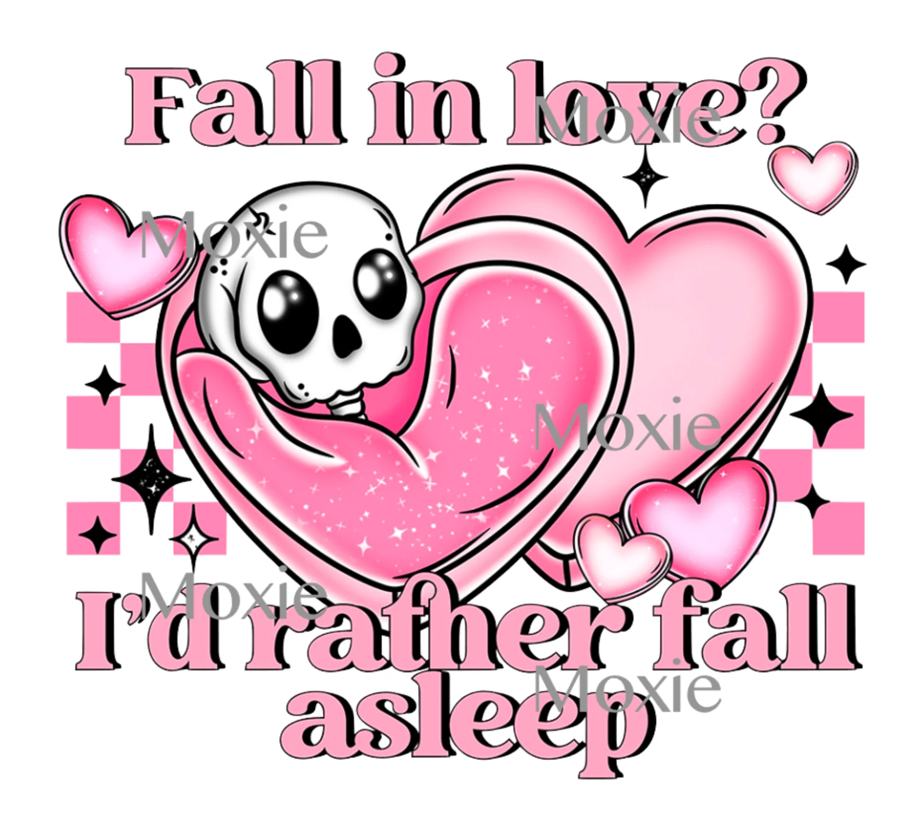 Fall In Love Fall Asleep Decal & Acrylic Blank COMBO