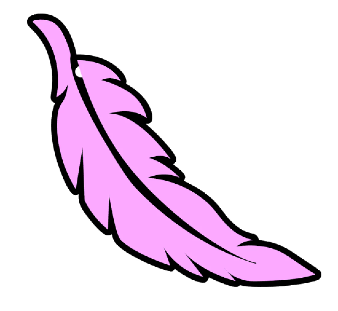 Feather Acrylic Blank - Image 2