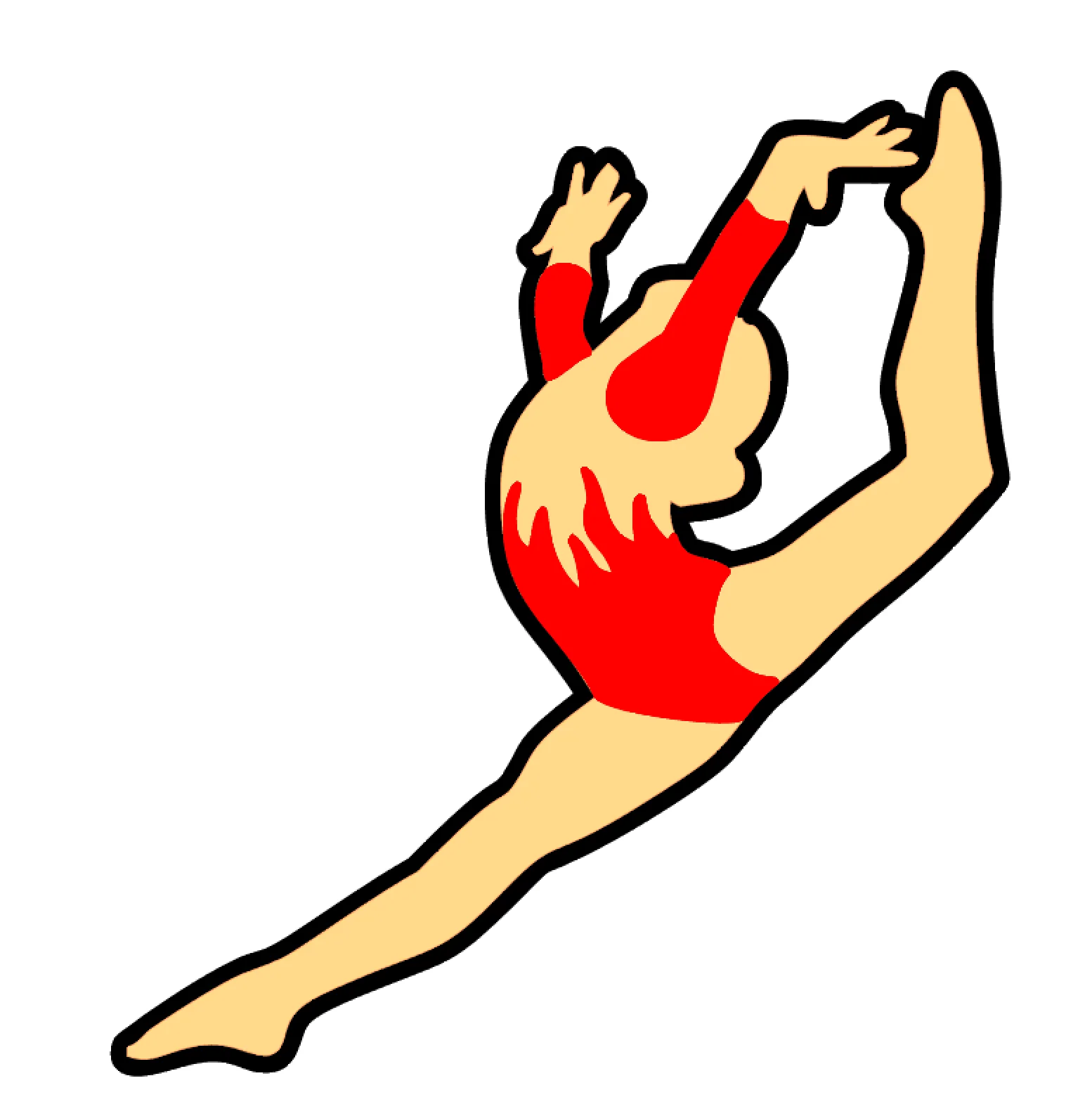 Female Gymnast Acrylic Blank - Image 2