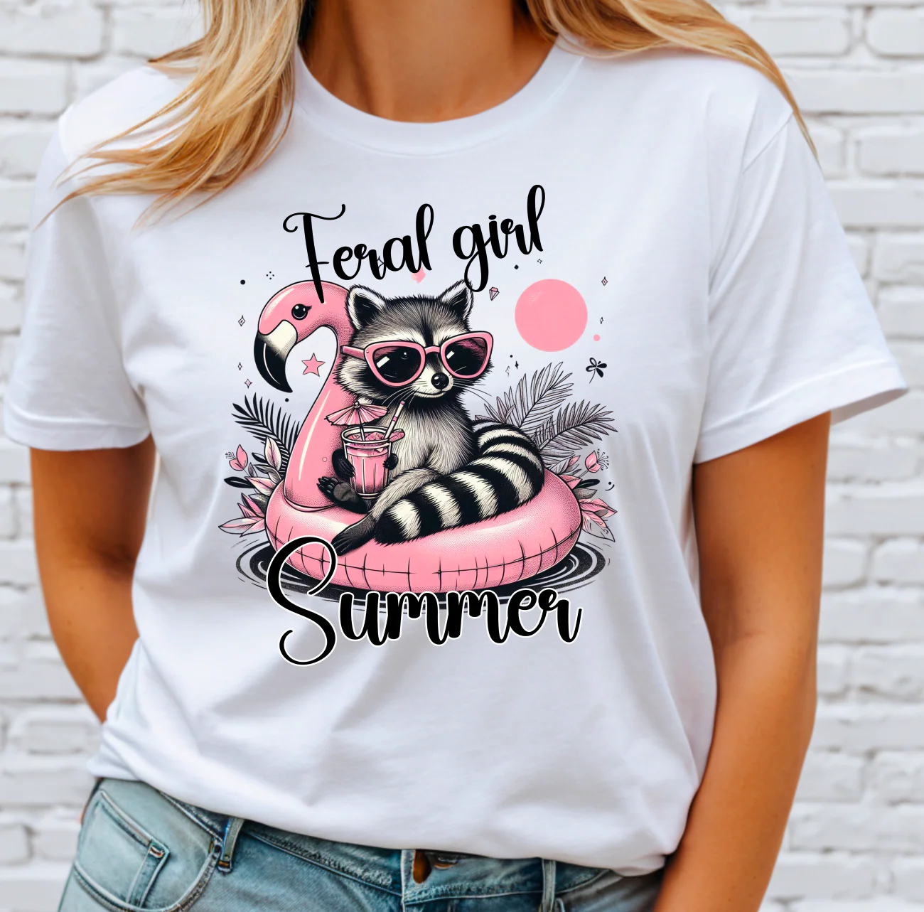Feral girl Summer DTF Transfer