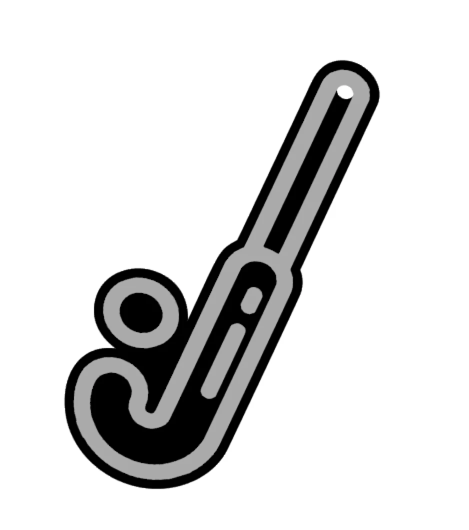 Field Hockey Stick Acrylic Blank - Image 2