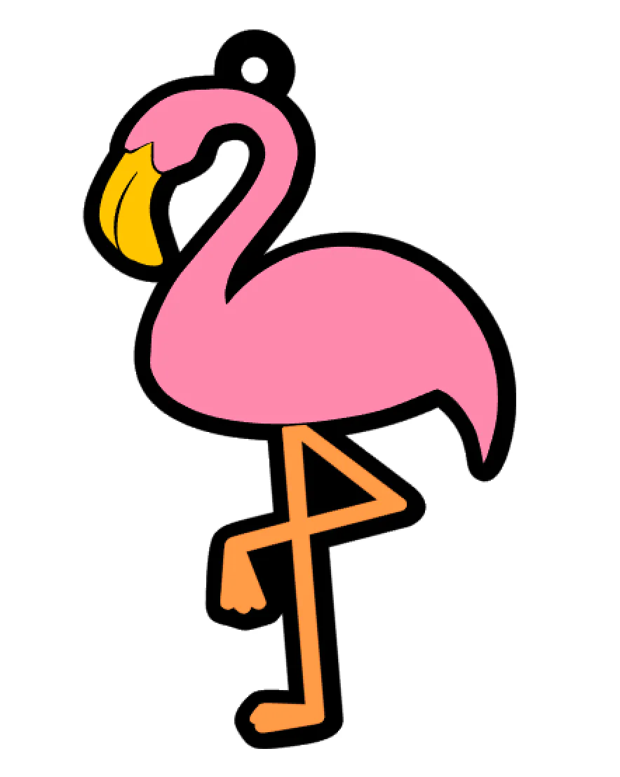 Flamingo Acrylic Blank - Image 2