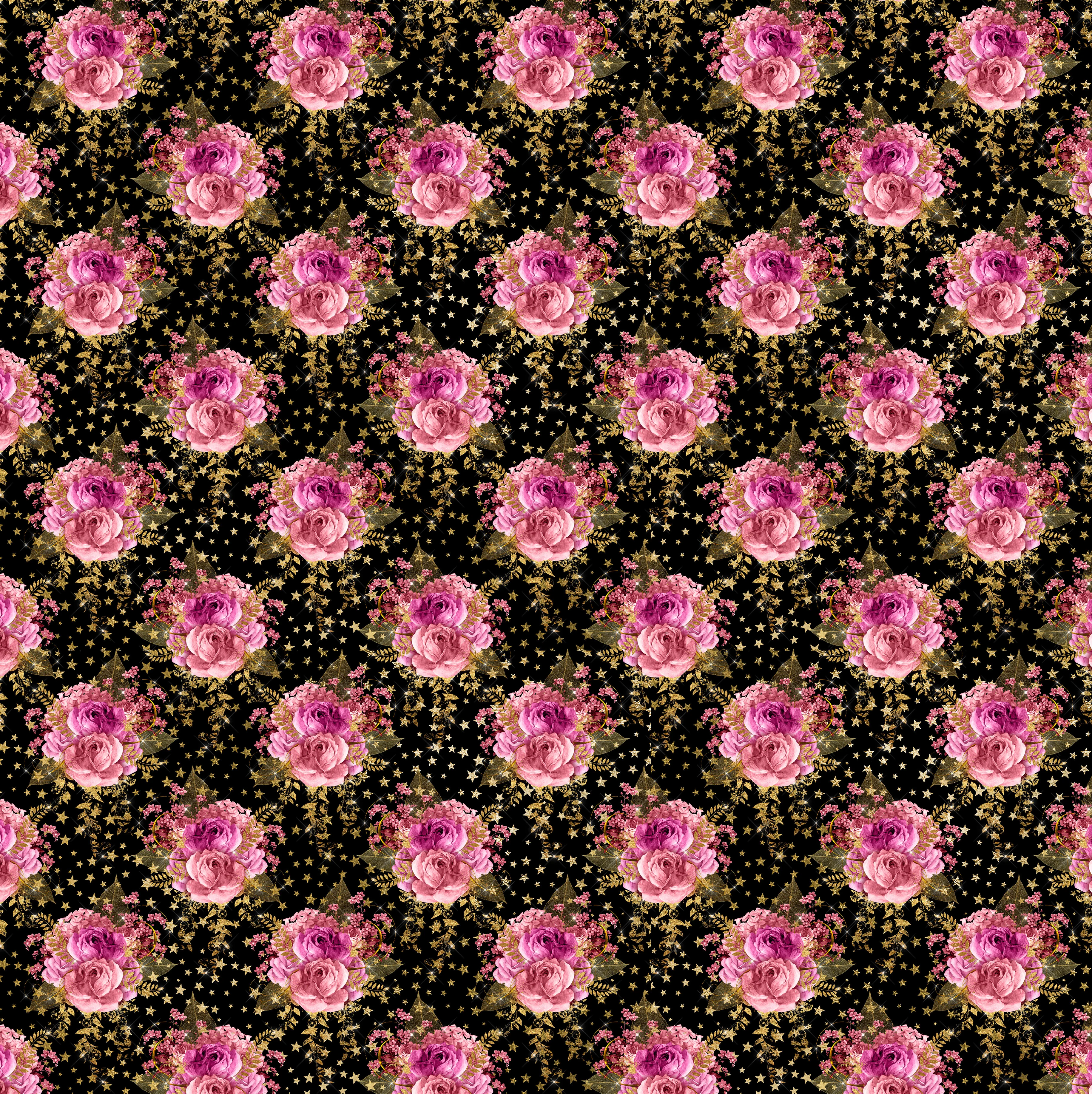 Floral Roses 1 Vinyl
