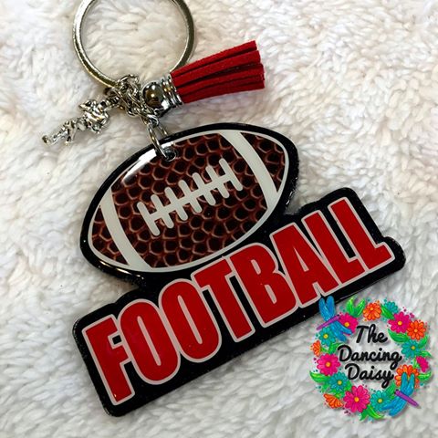 Football Ball Word Acrylic Blank - Image 3