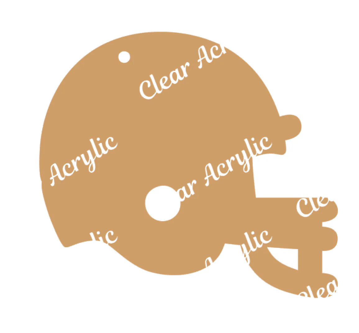 Football Helmet Acrylic Blank