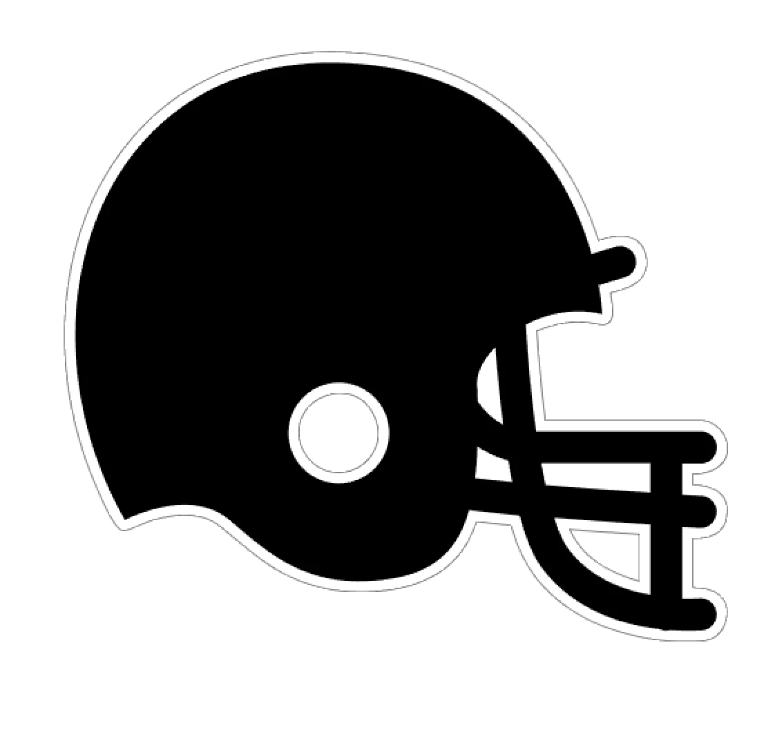 Football Helmet Acrylic Blank - Image 2