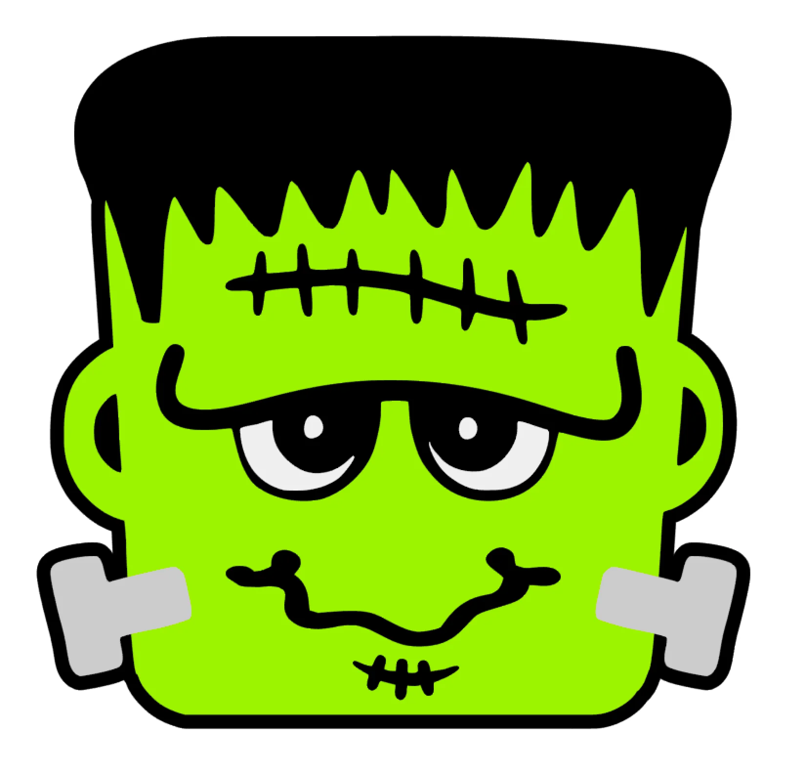 Frankenstein Block Head Acrylic Blank - Image 2