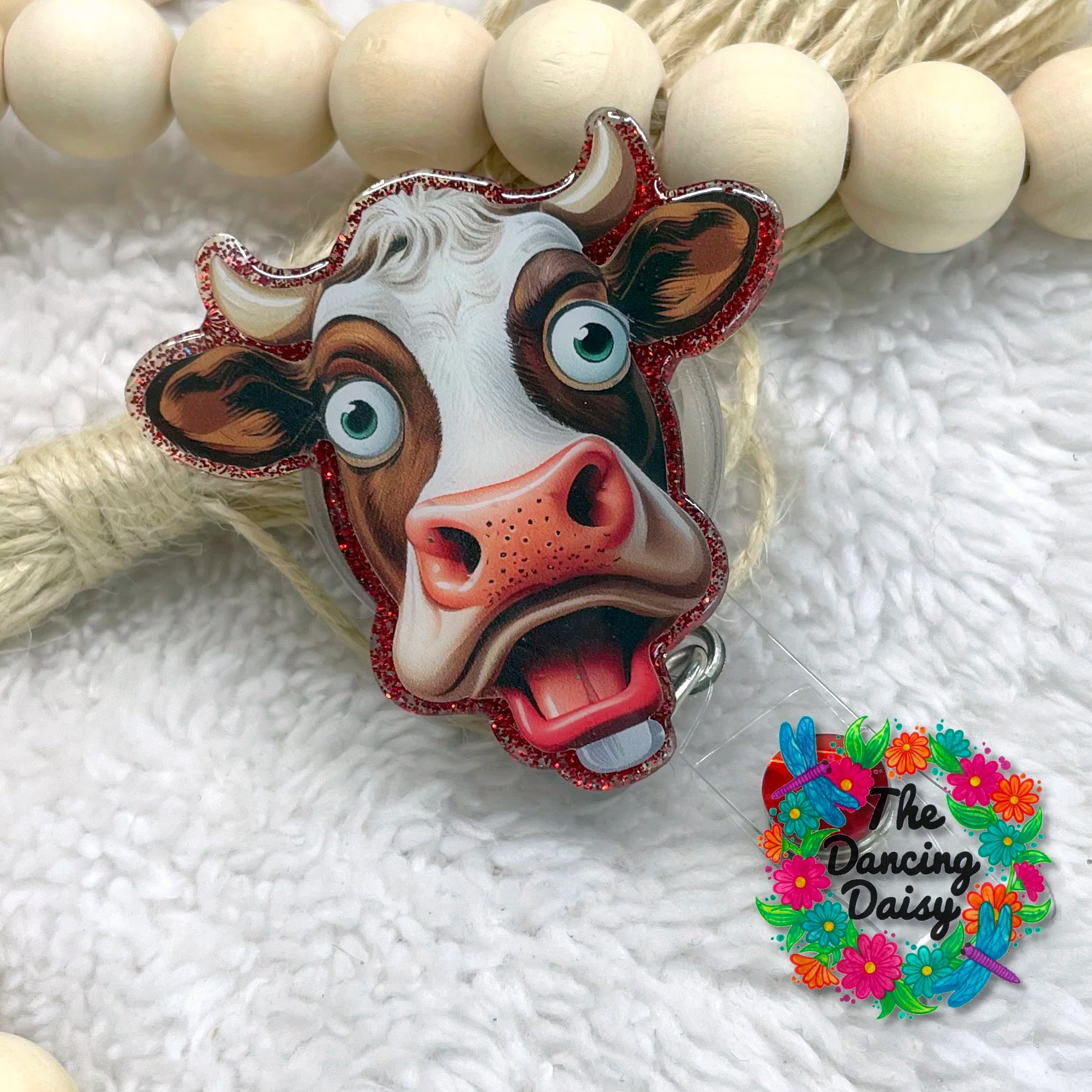 Funny Cow Face Decal & Acrylic Blank COMBO - Image 2