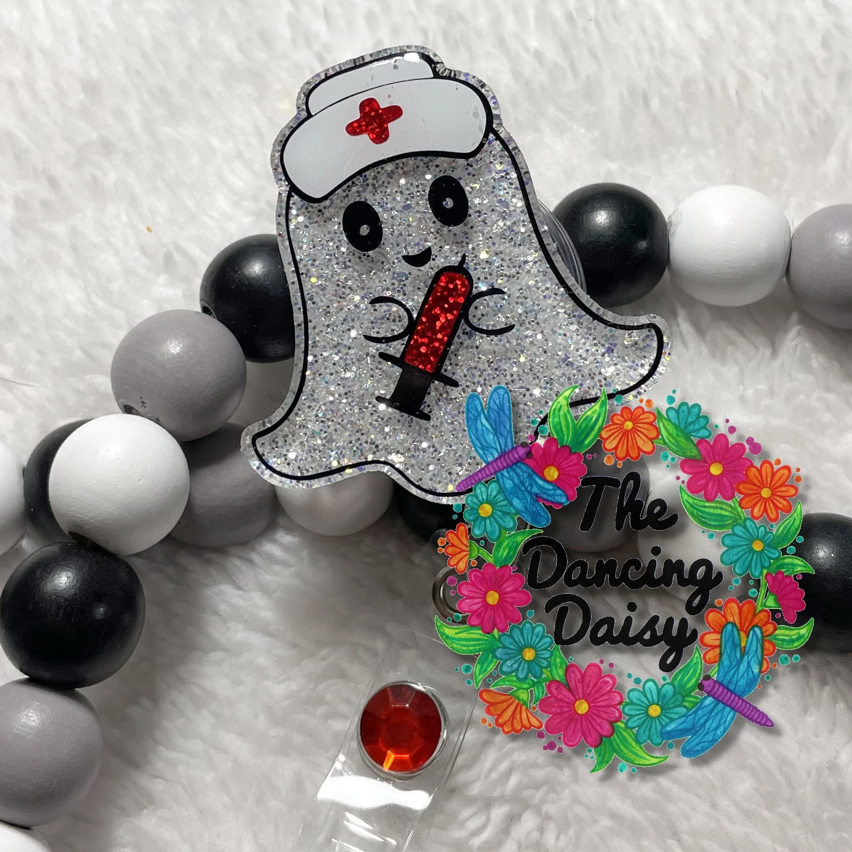 Ghost Nurse Acrylic Blank - Image 2