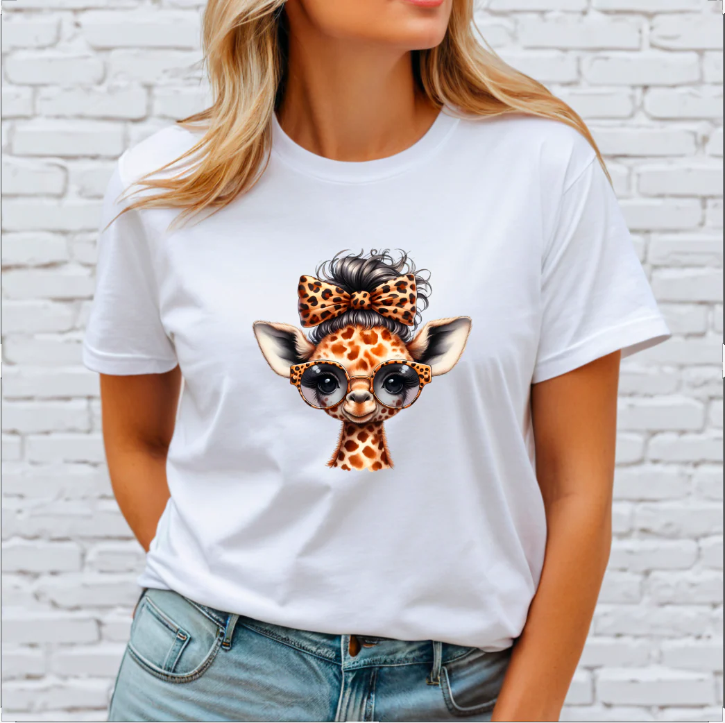 Giraffe Bow DTF Transfer