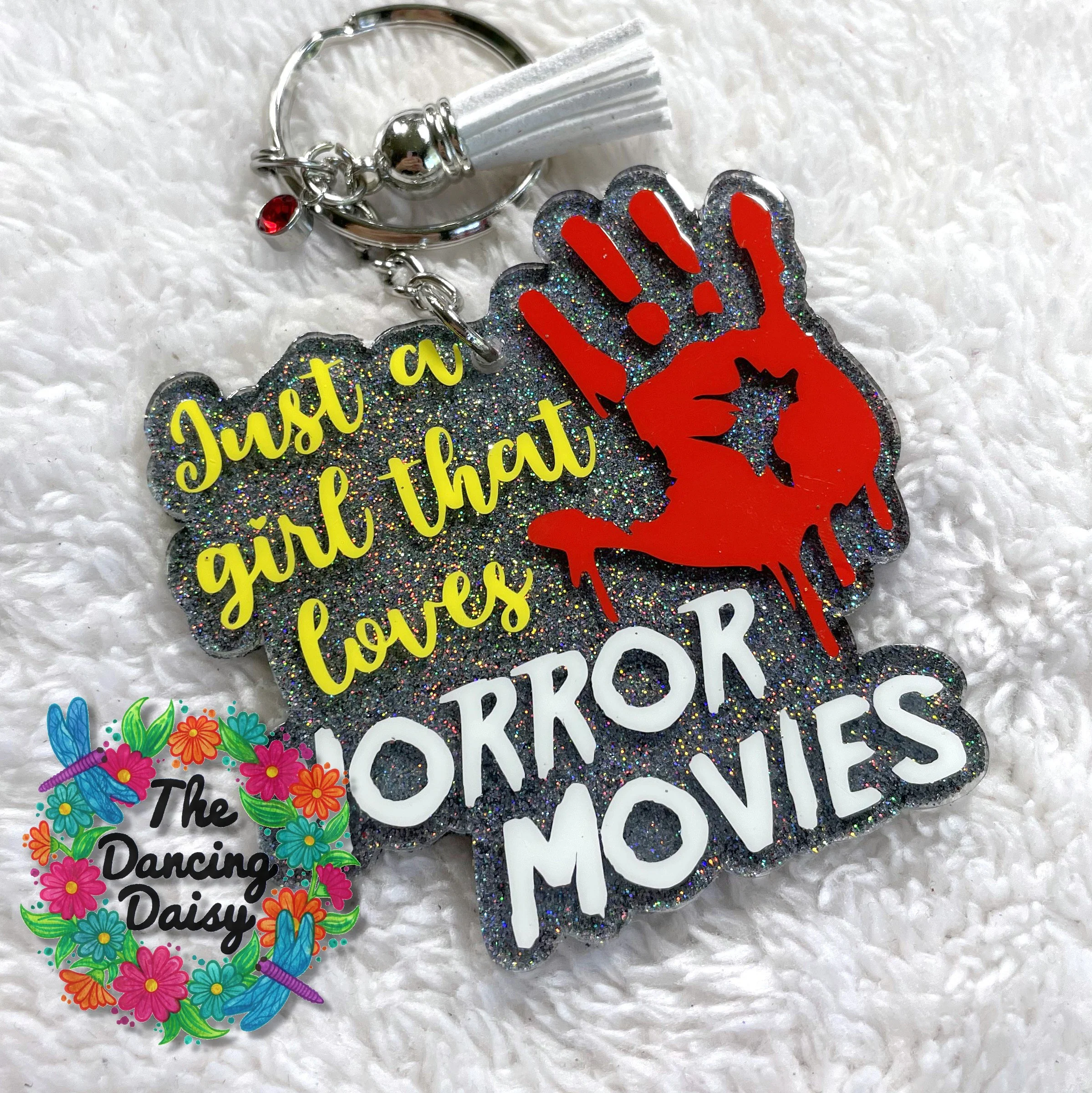 Girl Loves Horror Acrylic Blank - Image 2
