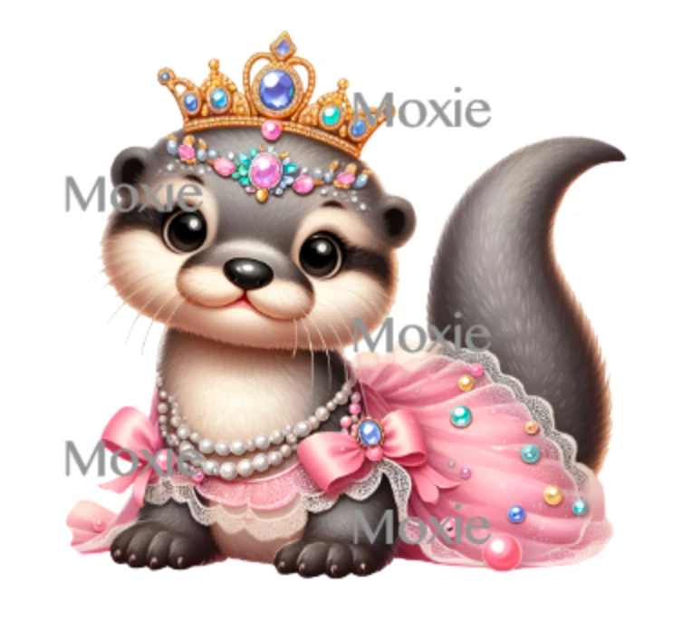 Glamour Otter Decal & Acrylic Blank COMBO